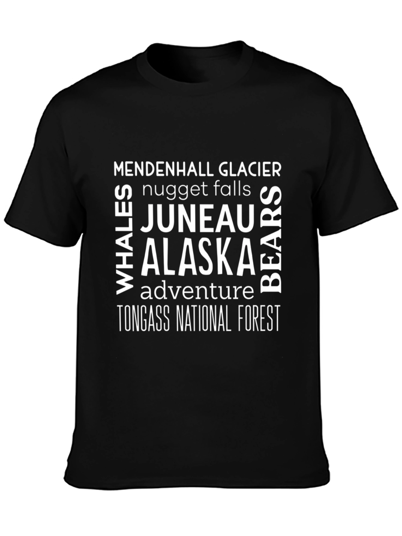 Alaska Adventure Graphic Tee - Mendenhall Glacier Souvenir Shirt