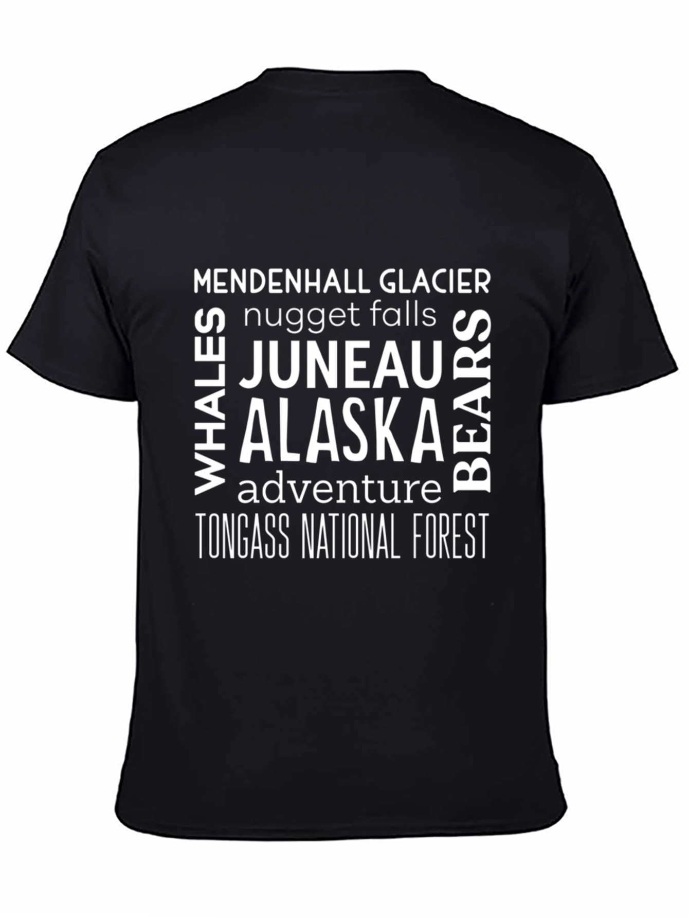 Alaska Adventure Graphic Tee - Mendenhall Glacier Souvenir Shirt