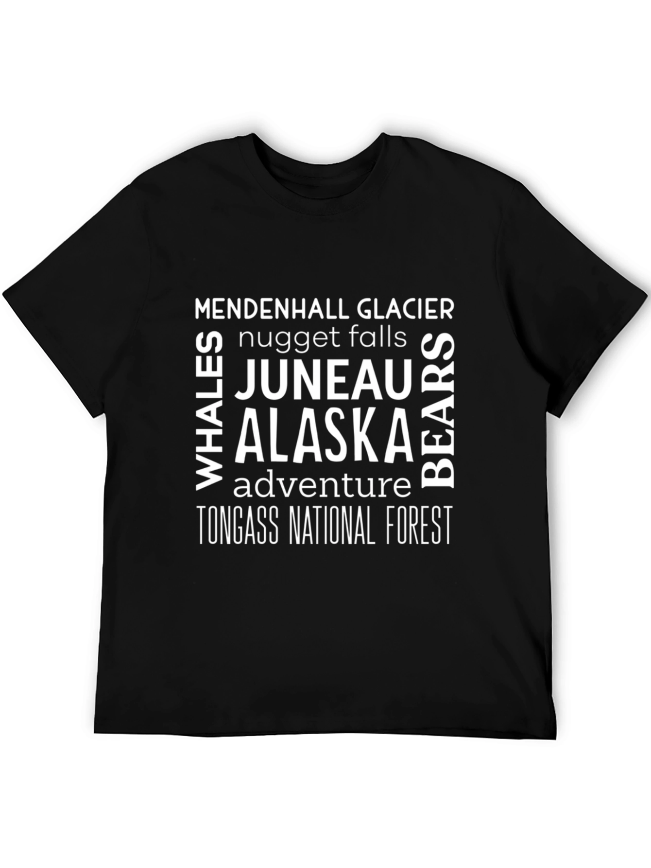 Alaska Adventure Graphic Tee - Mendenhall Glacier Souvenir Shirt