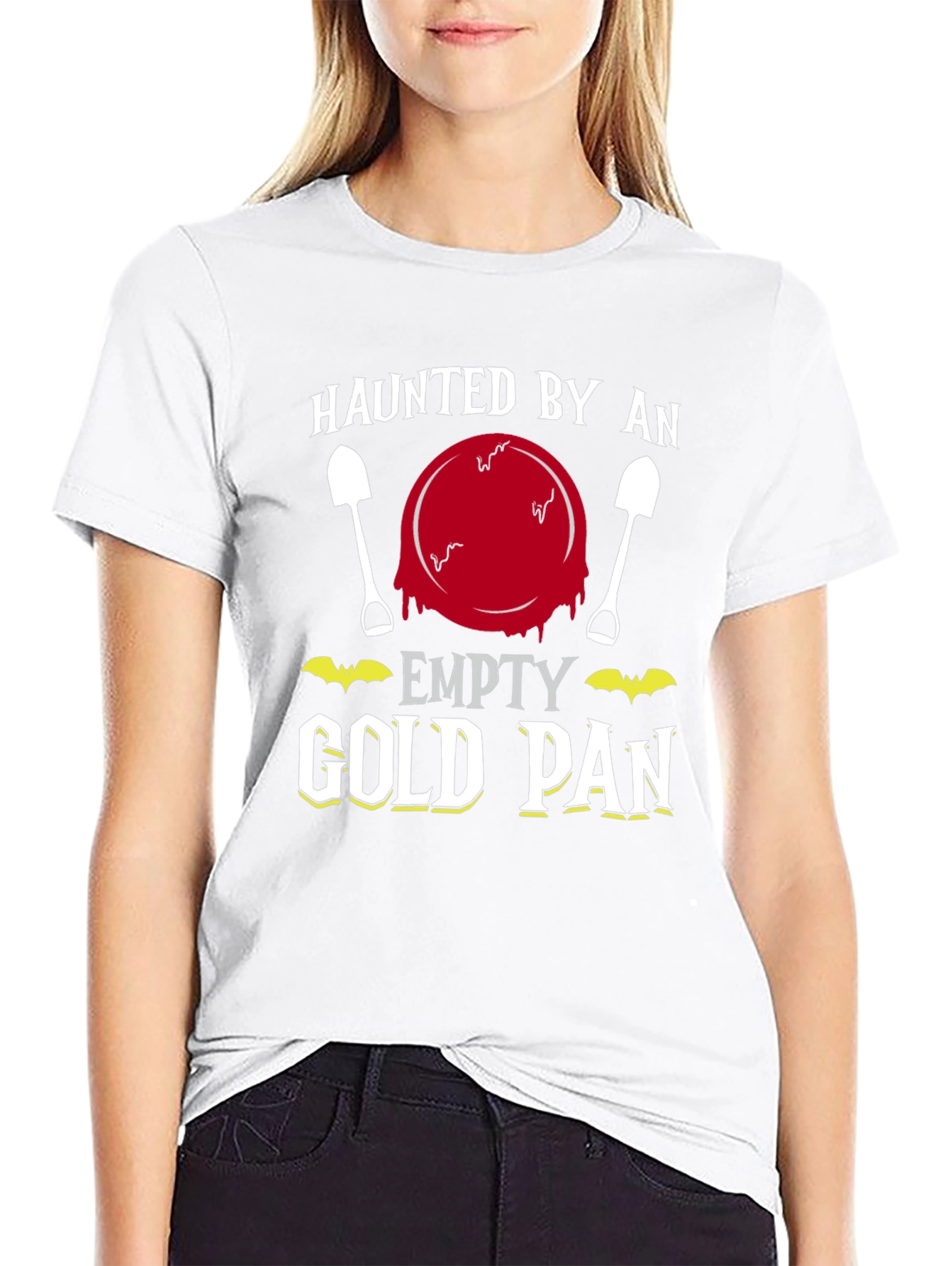 Haunted Empty Gold Pan Funny T-Shirt