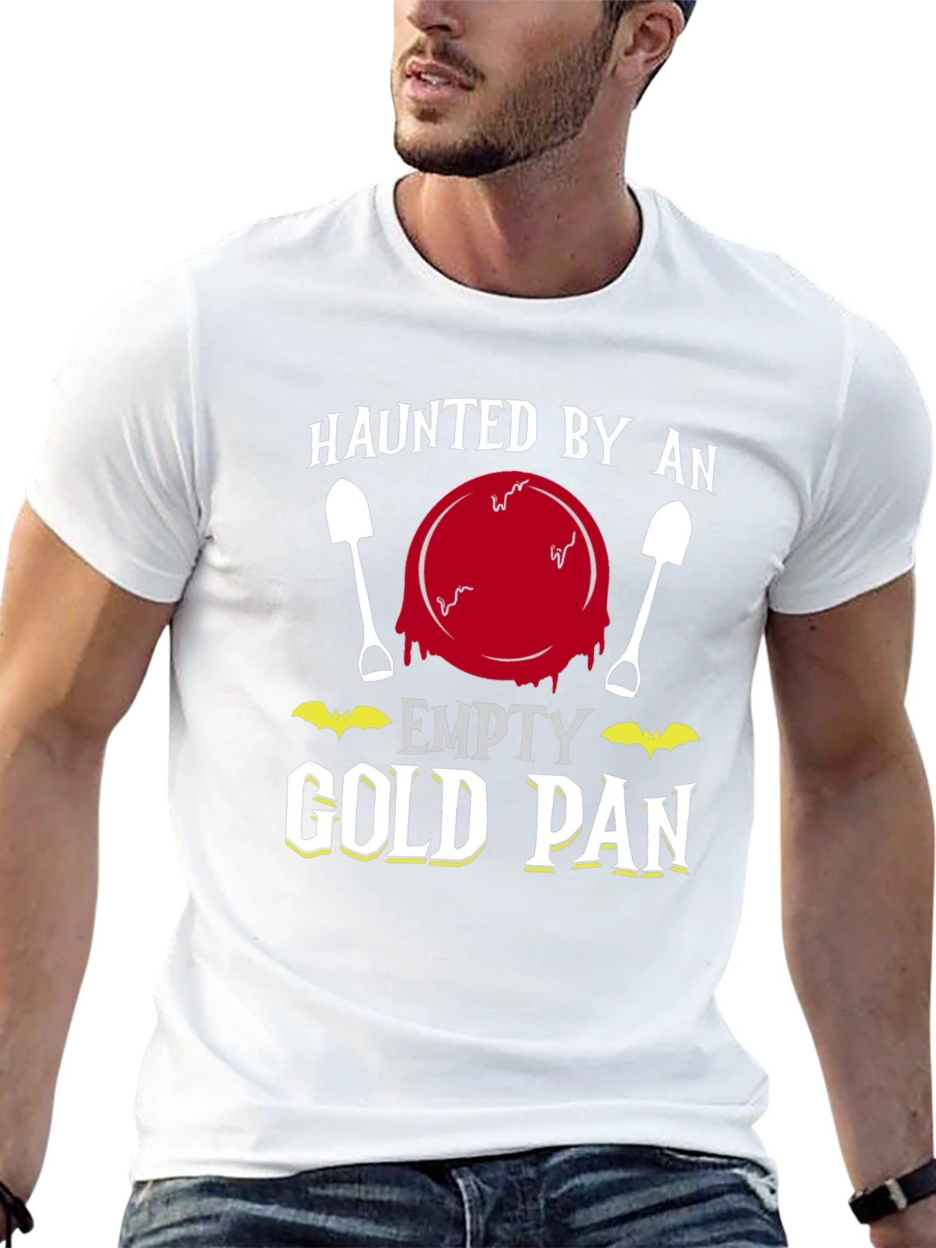 Haunted Empty Gold Pan Funny T-Shirt