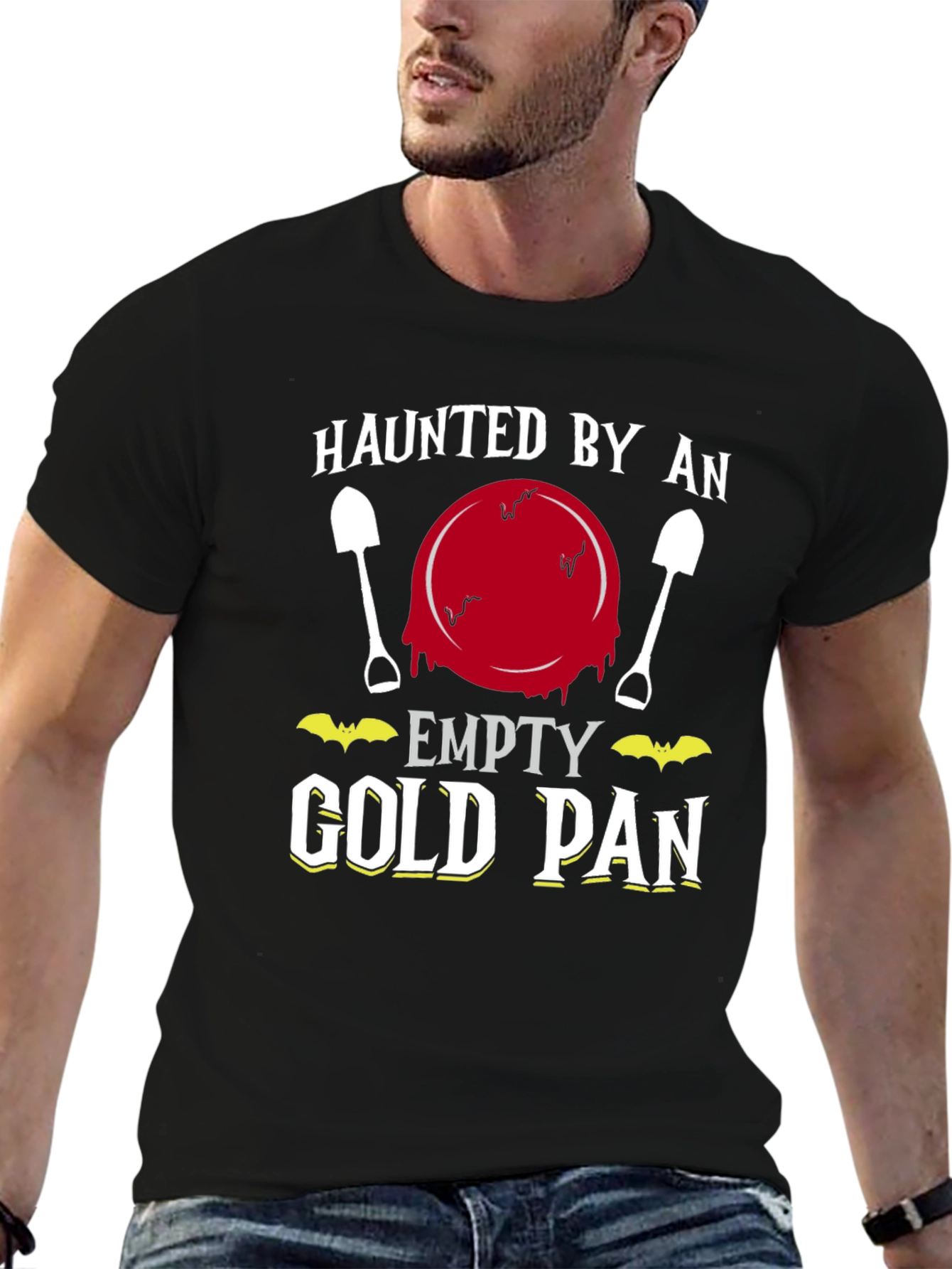 Haunted Empty Gold Pan Funny T-Shirt