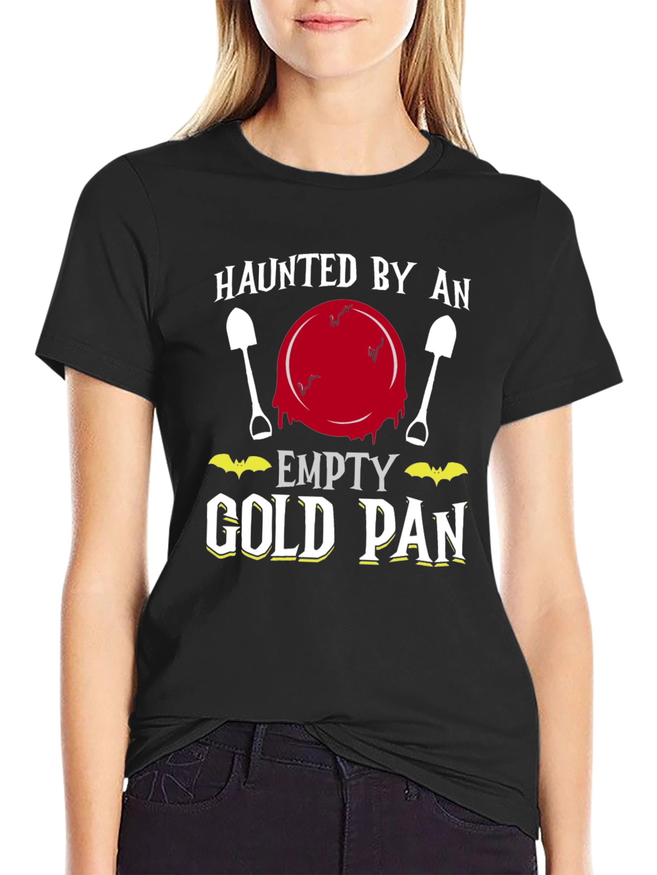 Haunted Empty Gold Pan Funny T-Shirt