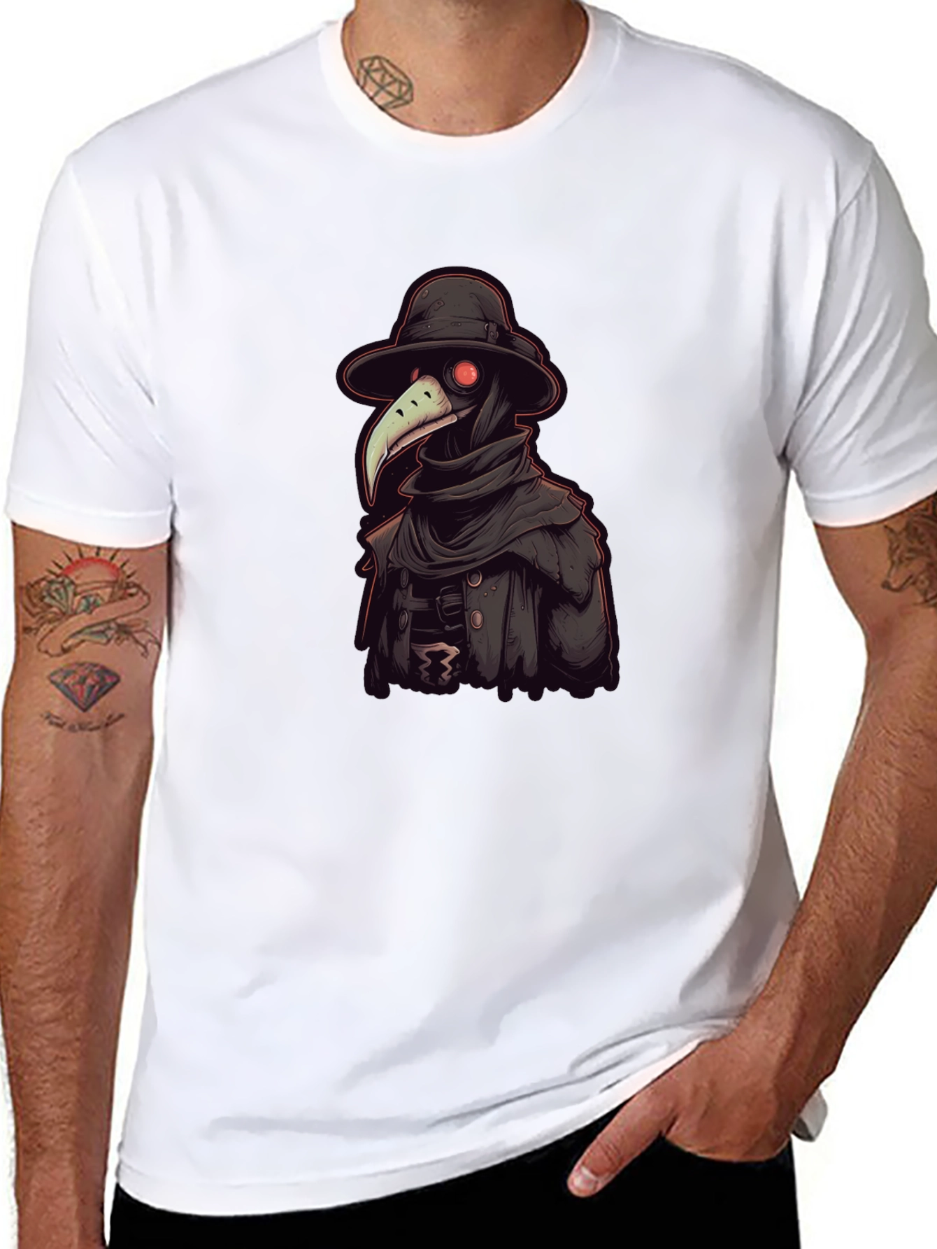 Plague Doctor T-Shirt - Unique Graphic Tee