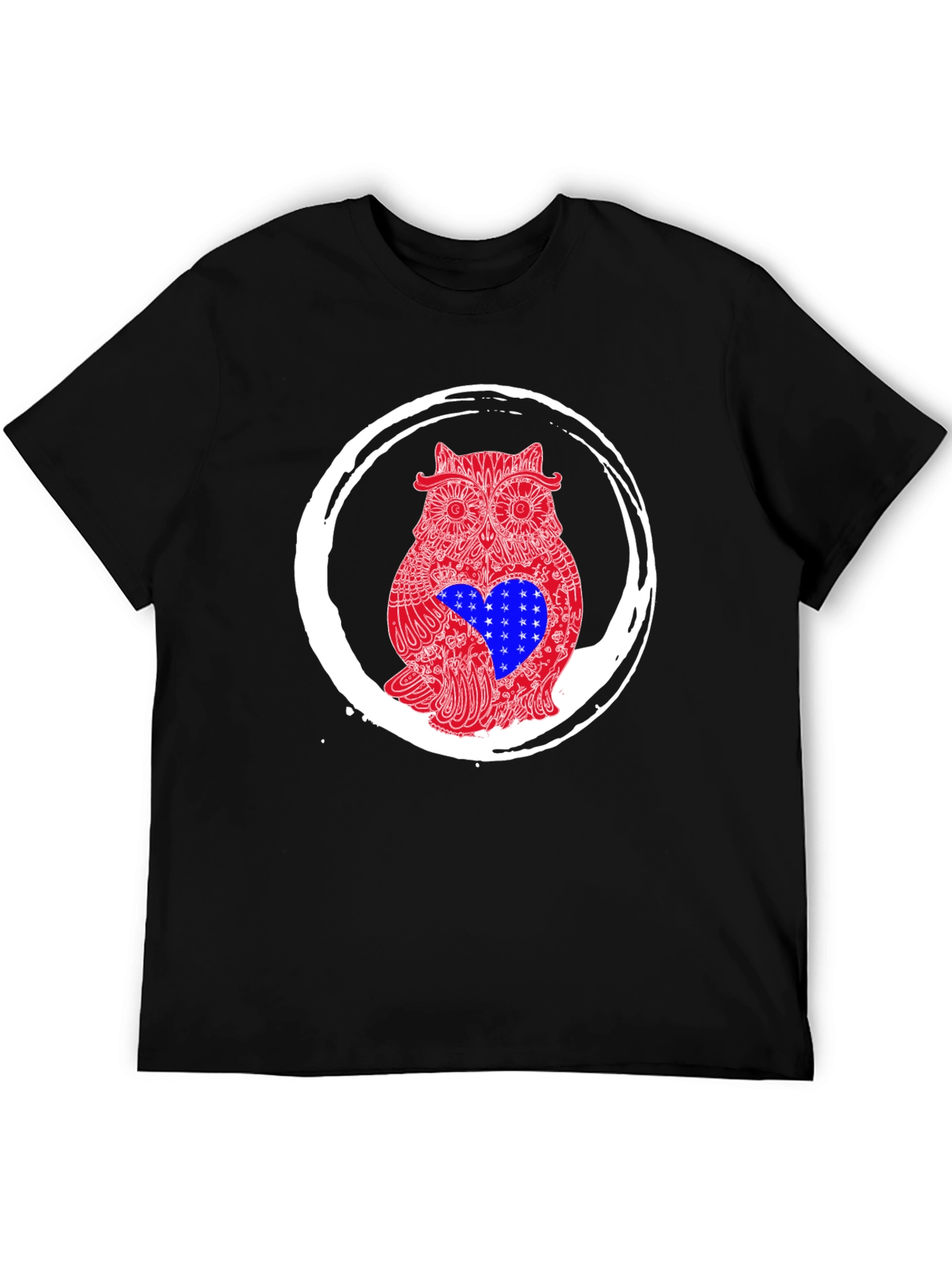 Owl USA Heart Graphic Tee