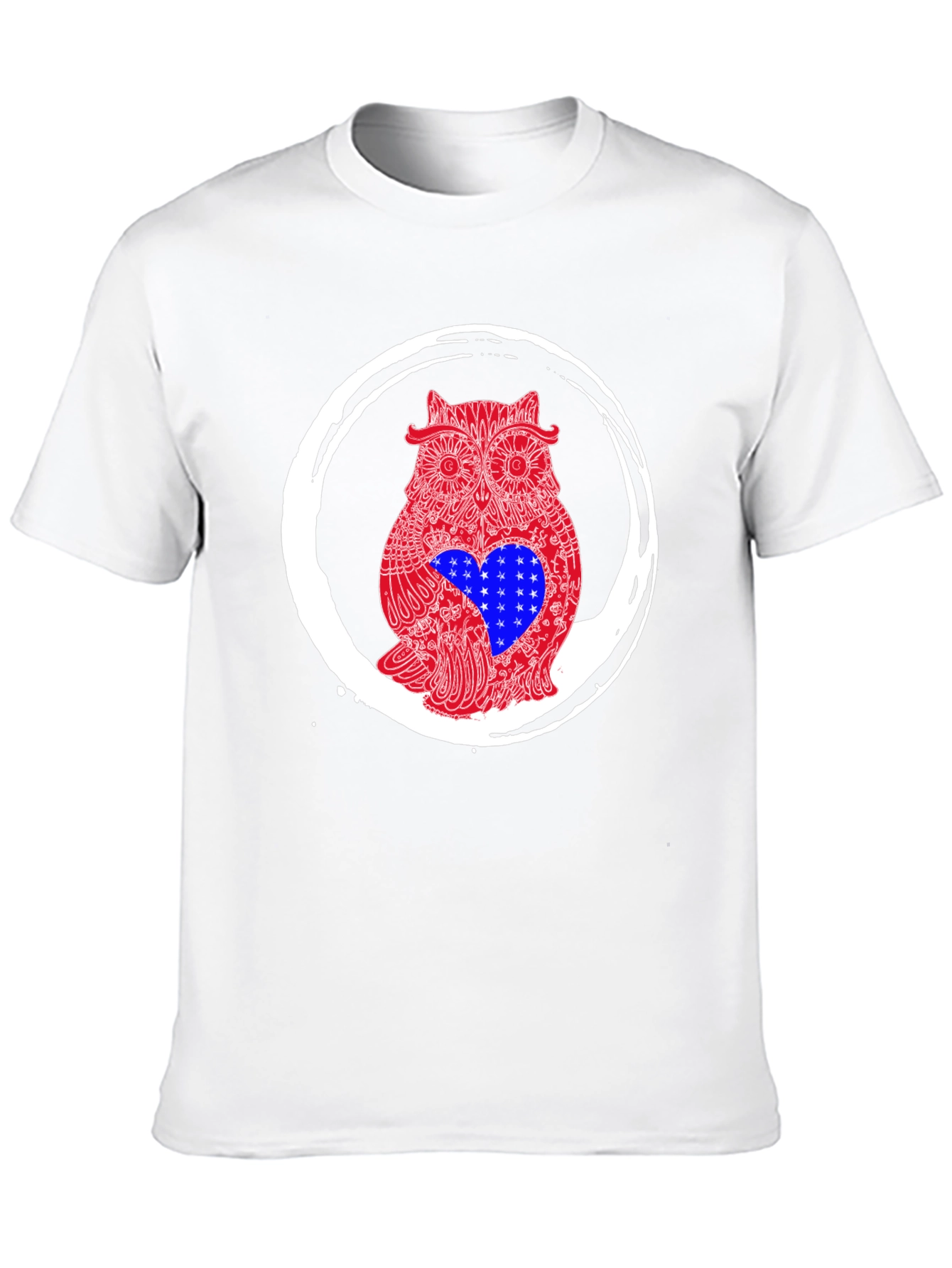 Owl USA Heart Graphic Tee