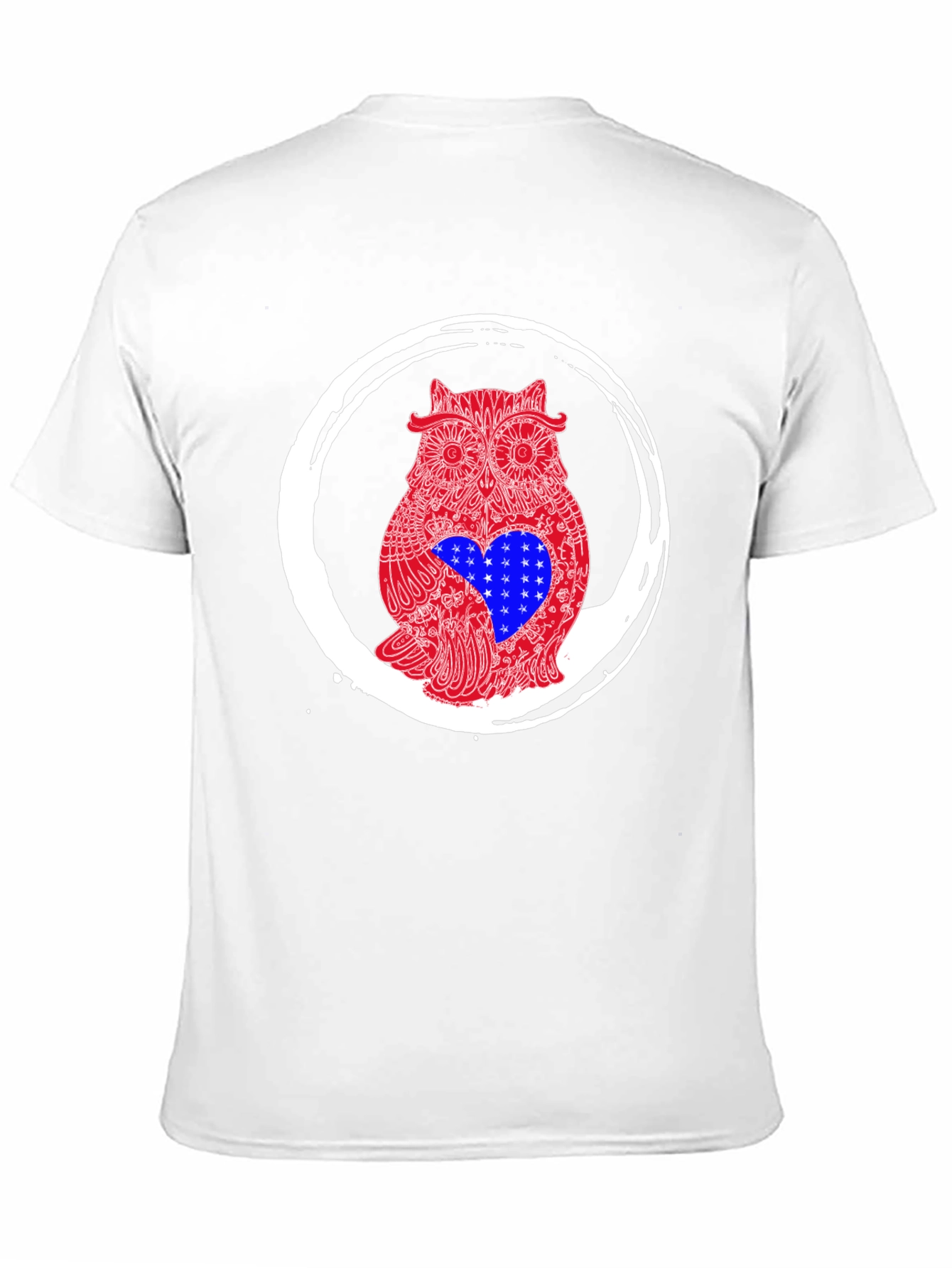 Owl USA Heart Graphic Tee