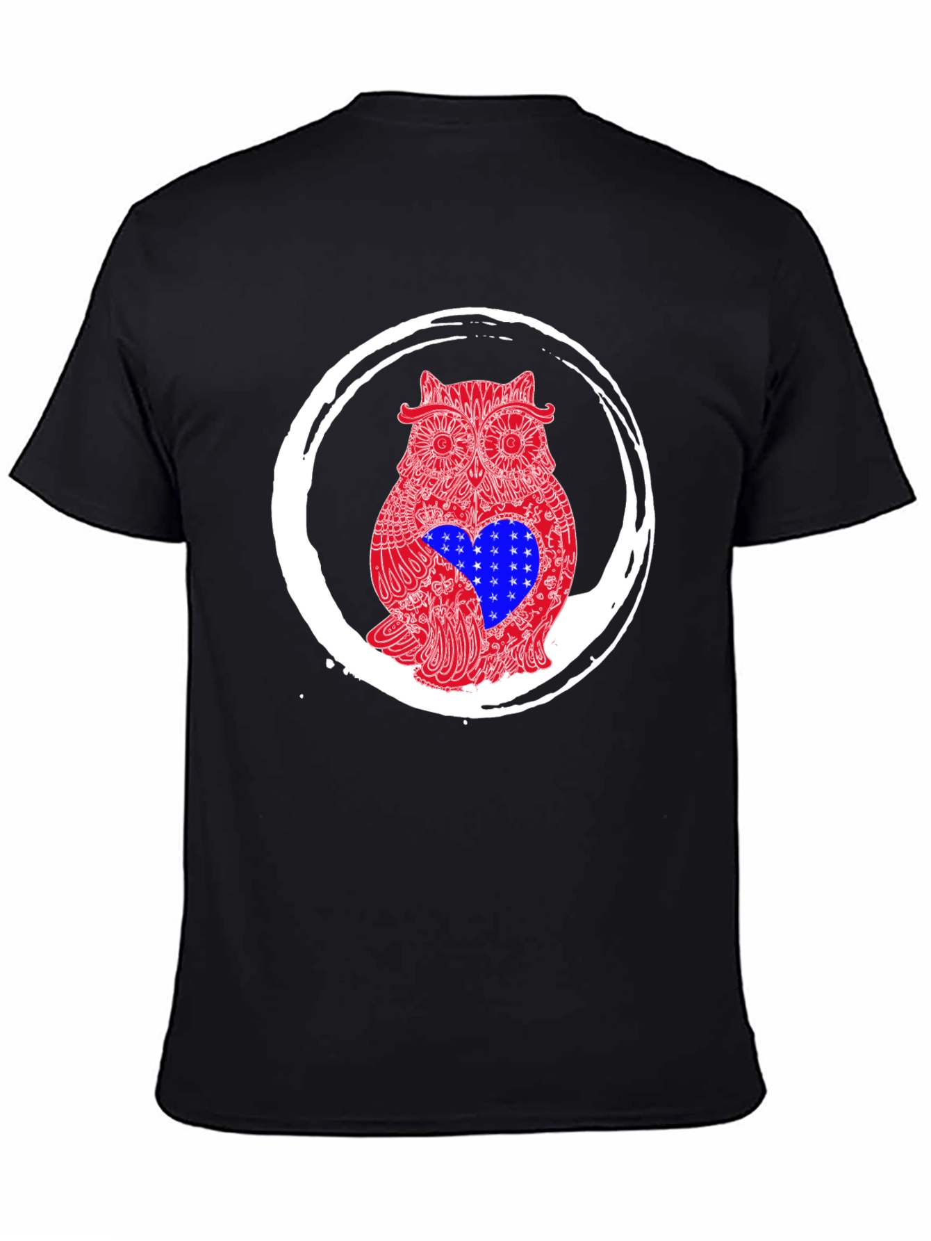 Owl USA Heart Graphic Tee