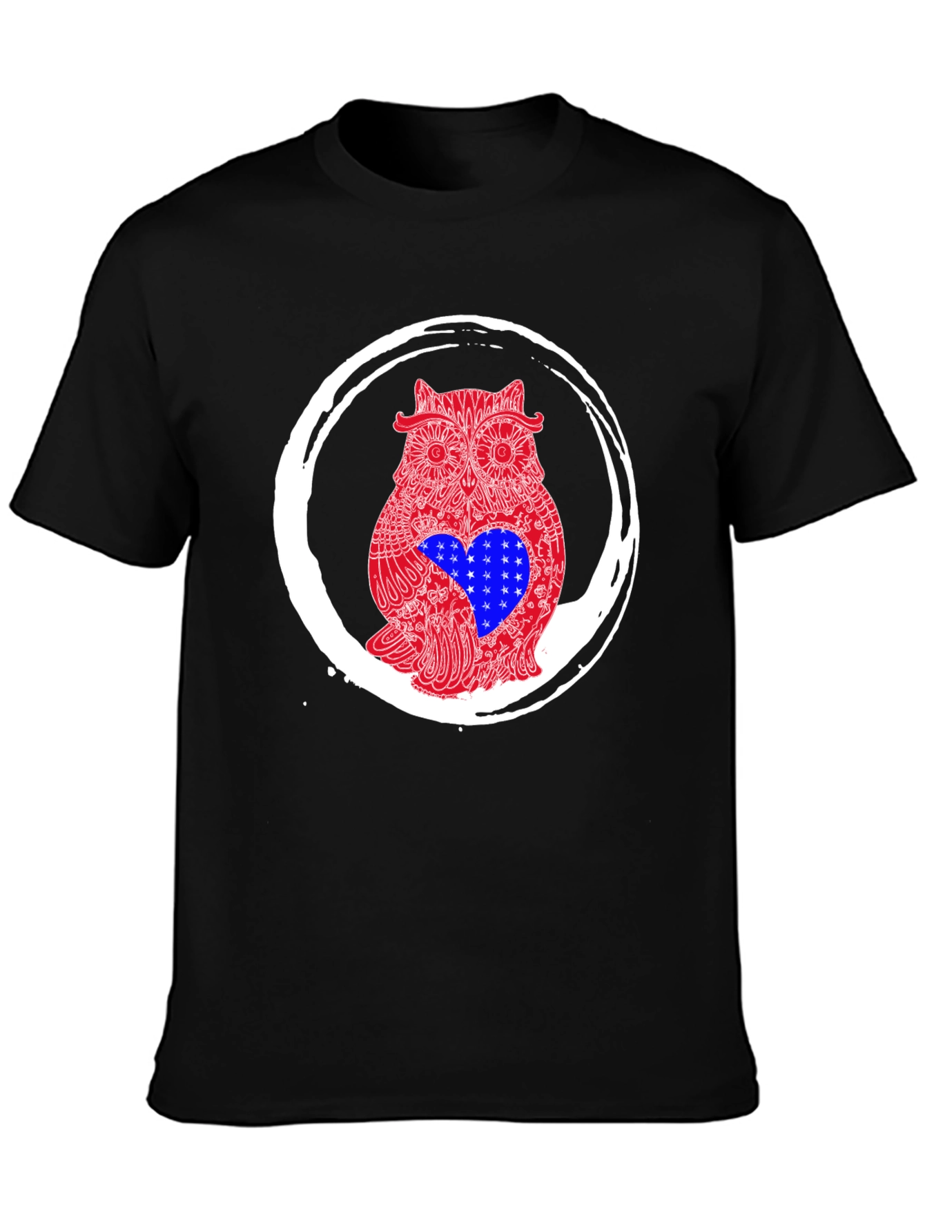 Owl USA Heart Graphic Tee