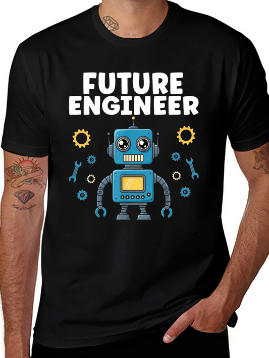 Future Engineer Robot T-Shirt - Gift for Kids