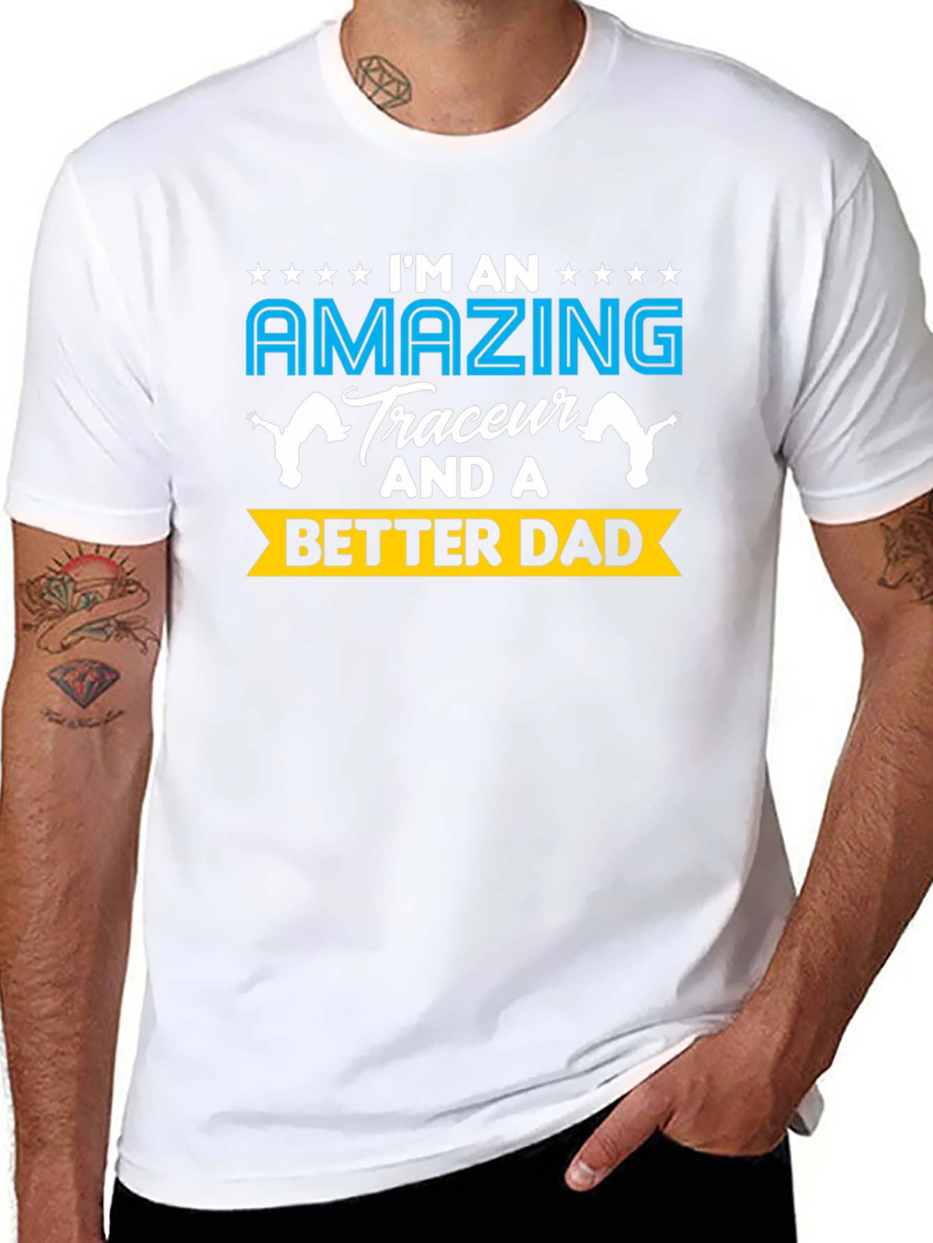 Amazing Traceur Dad T-Shirt - Parkour Father Tee