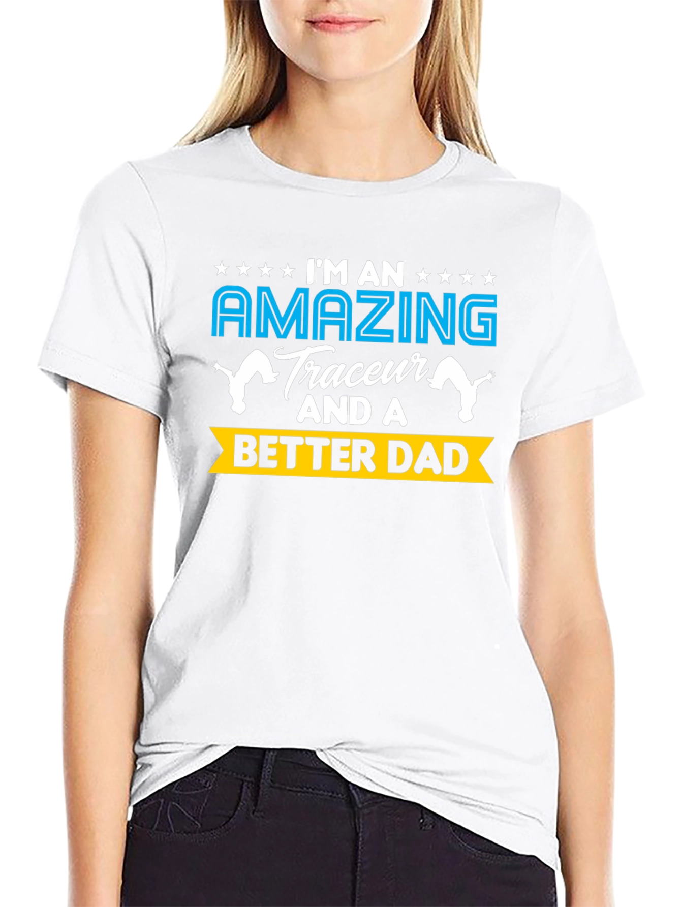 Amazing Traceur Dad T-Shirt - Parkour Father Tee