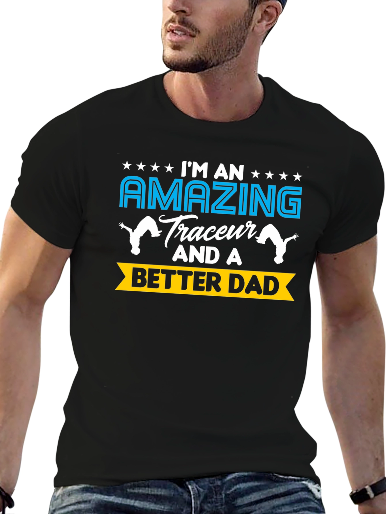 Amazing Traceur Dad T-Shirt - Parkour Father Tee