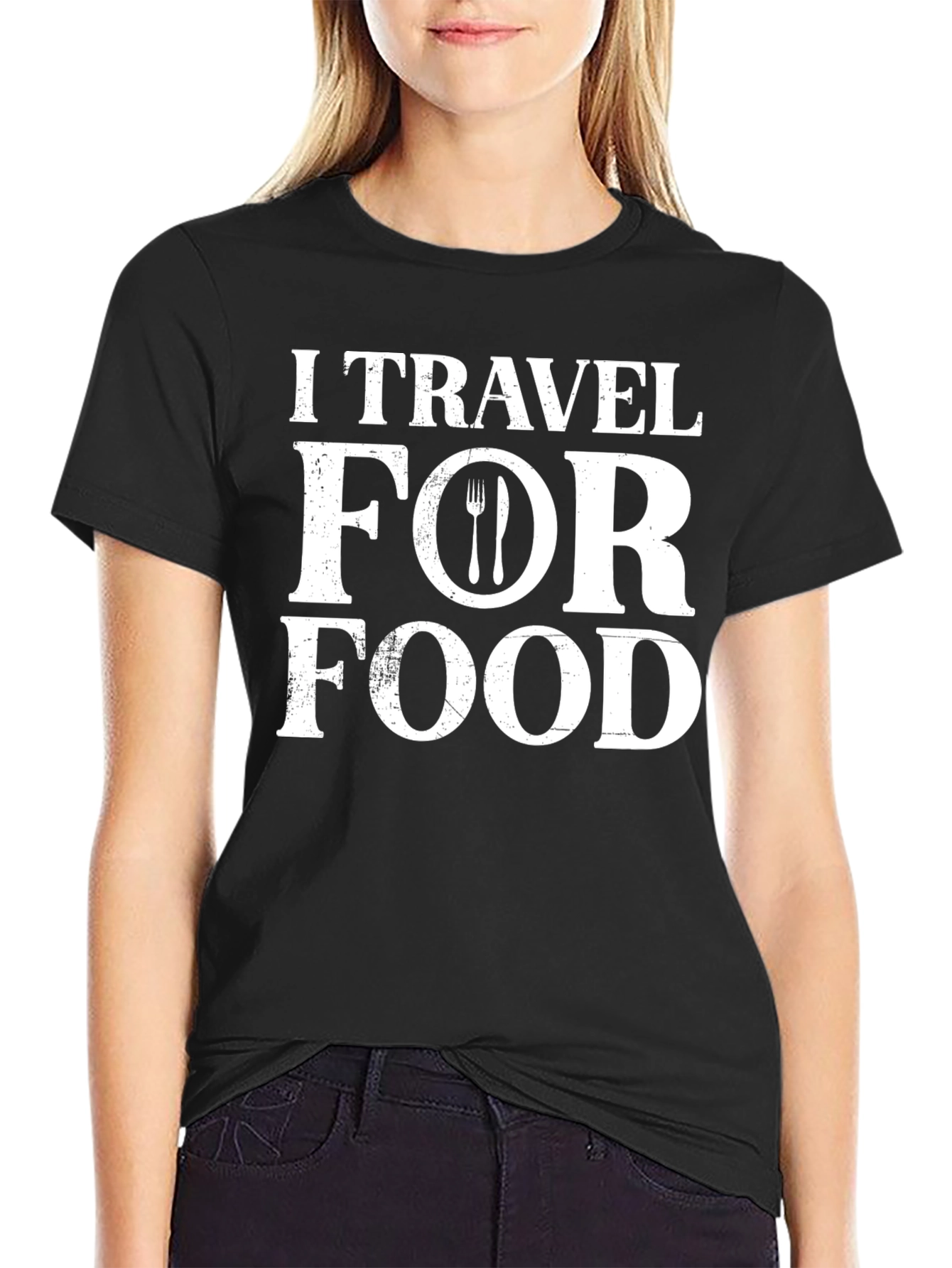 I Travel For Food Graphic T-Shirt