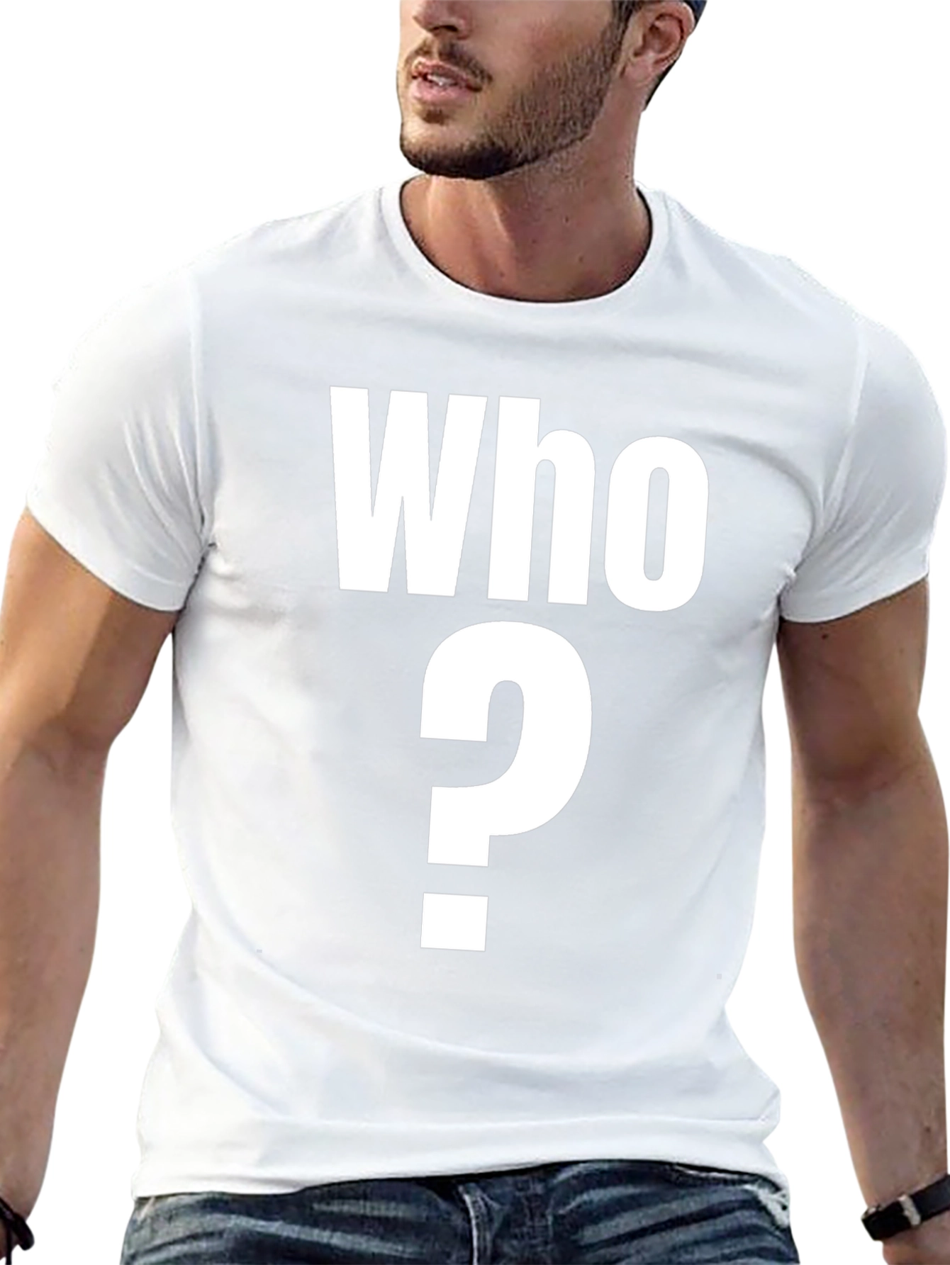 Who? Graphic T-Shirt - Bold Statement Tee
