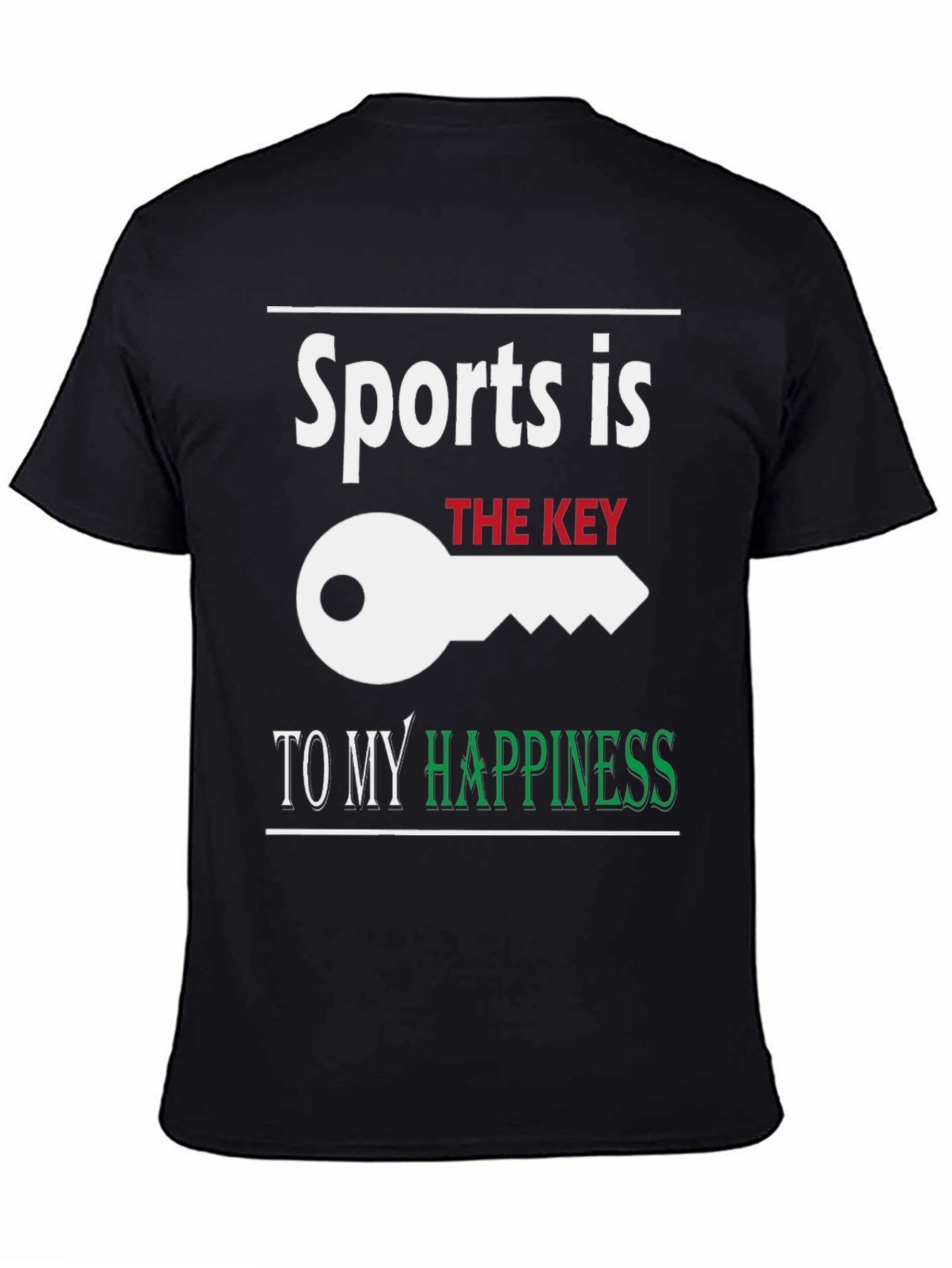 Sports is the Key to My Happiness T-Shirt