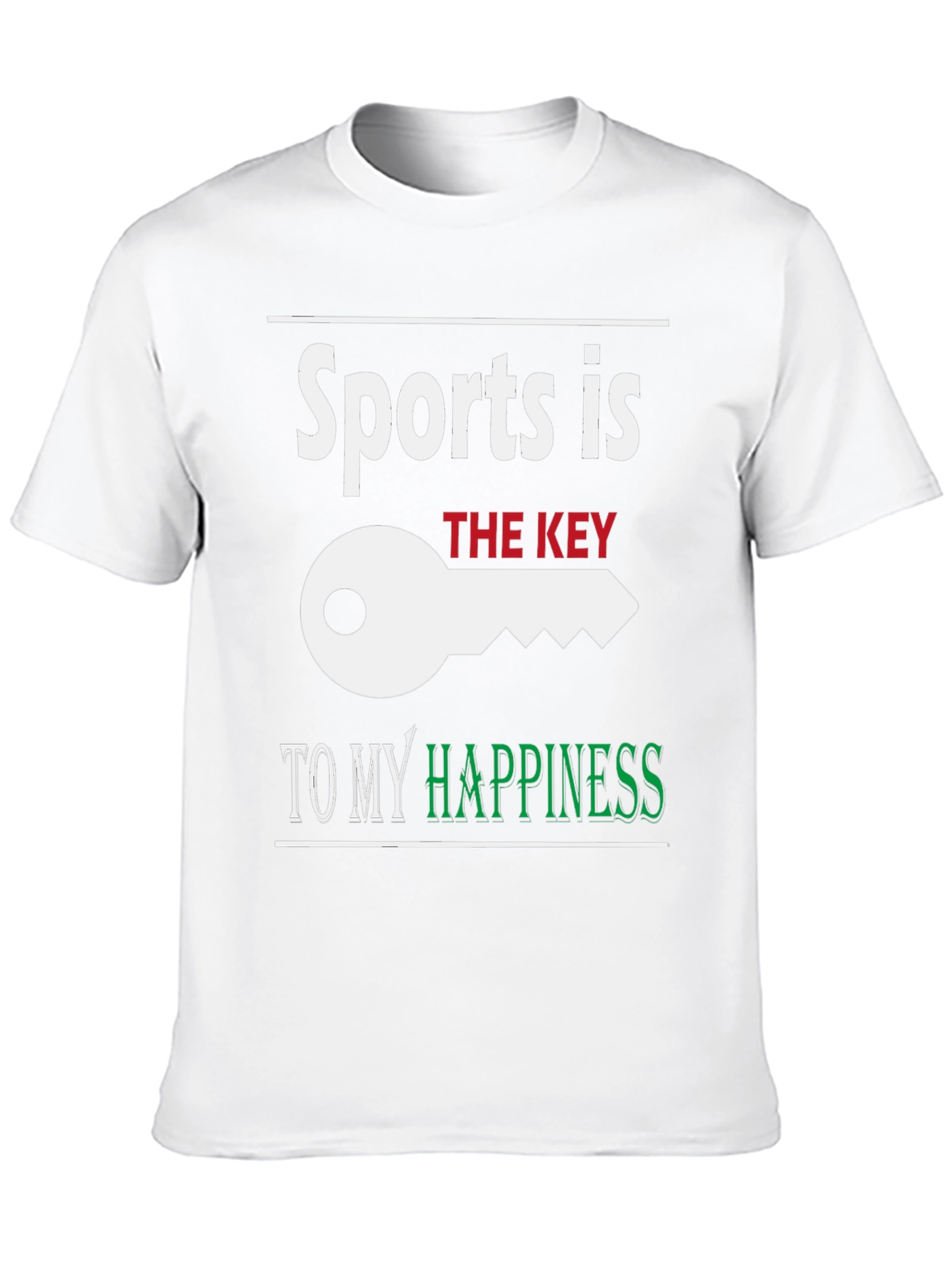 Sports is the Key to My Happiness T-Shirt