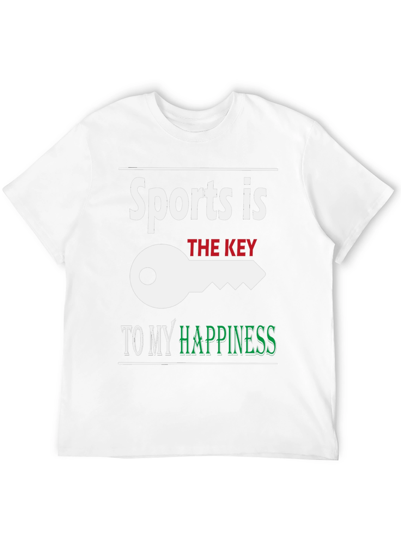 Sports is the Key to My Happiness T-Shirt