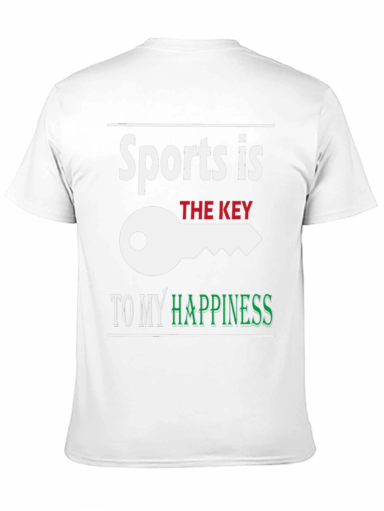 Sports is the Key to My Happiness T-Shirt