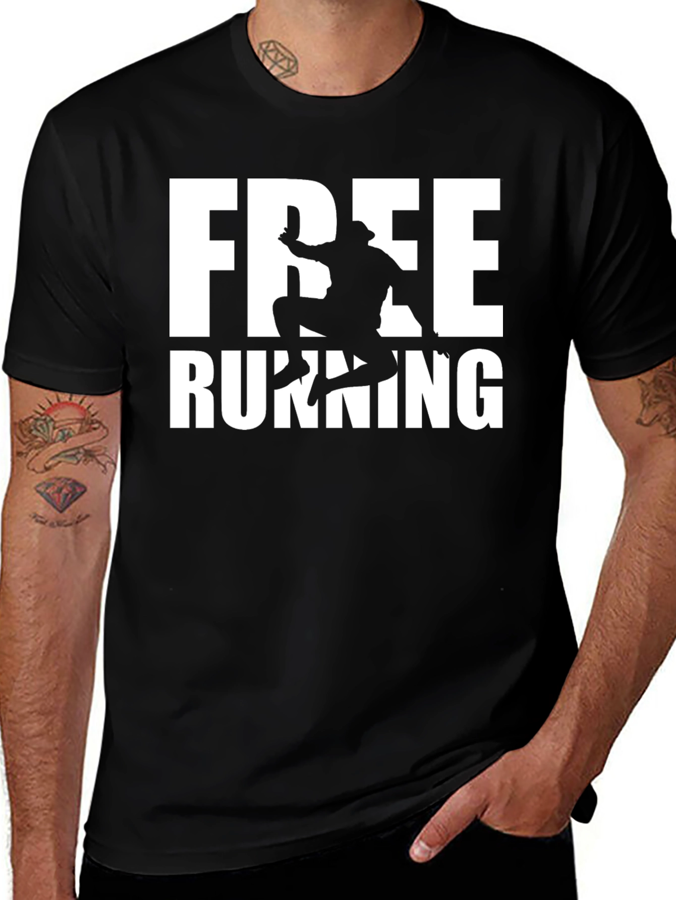 Free Running Graphic Tee - Urban Style