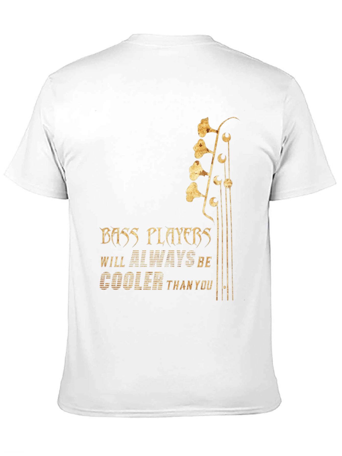 Bass Player Graphic Tee - Music Lover T-Shirt