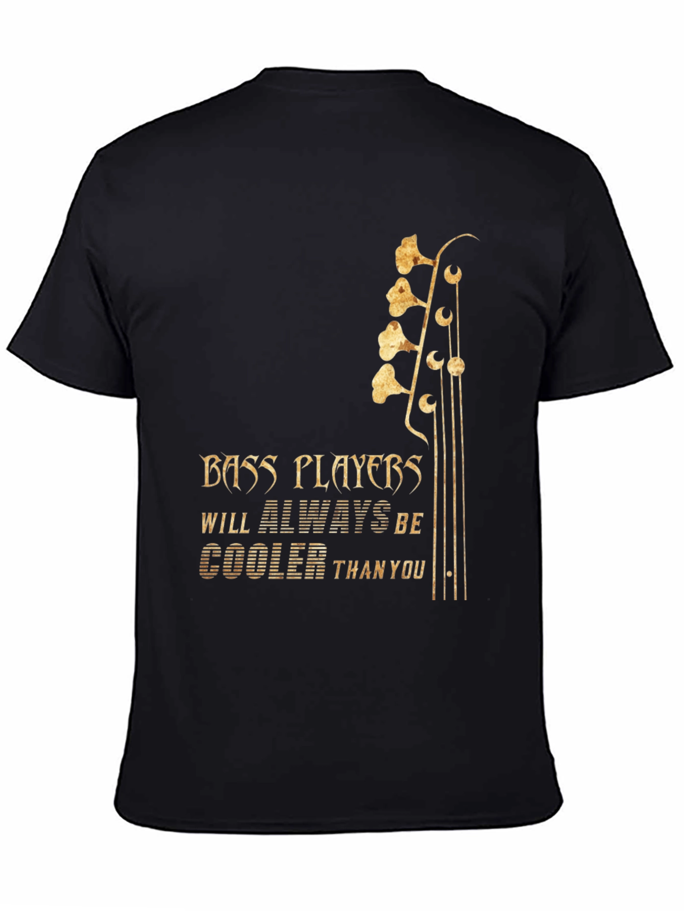Bass Player Graphic Tee - Music Lover T-Shirt