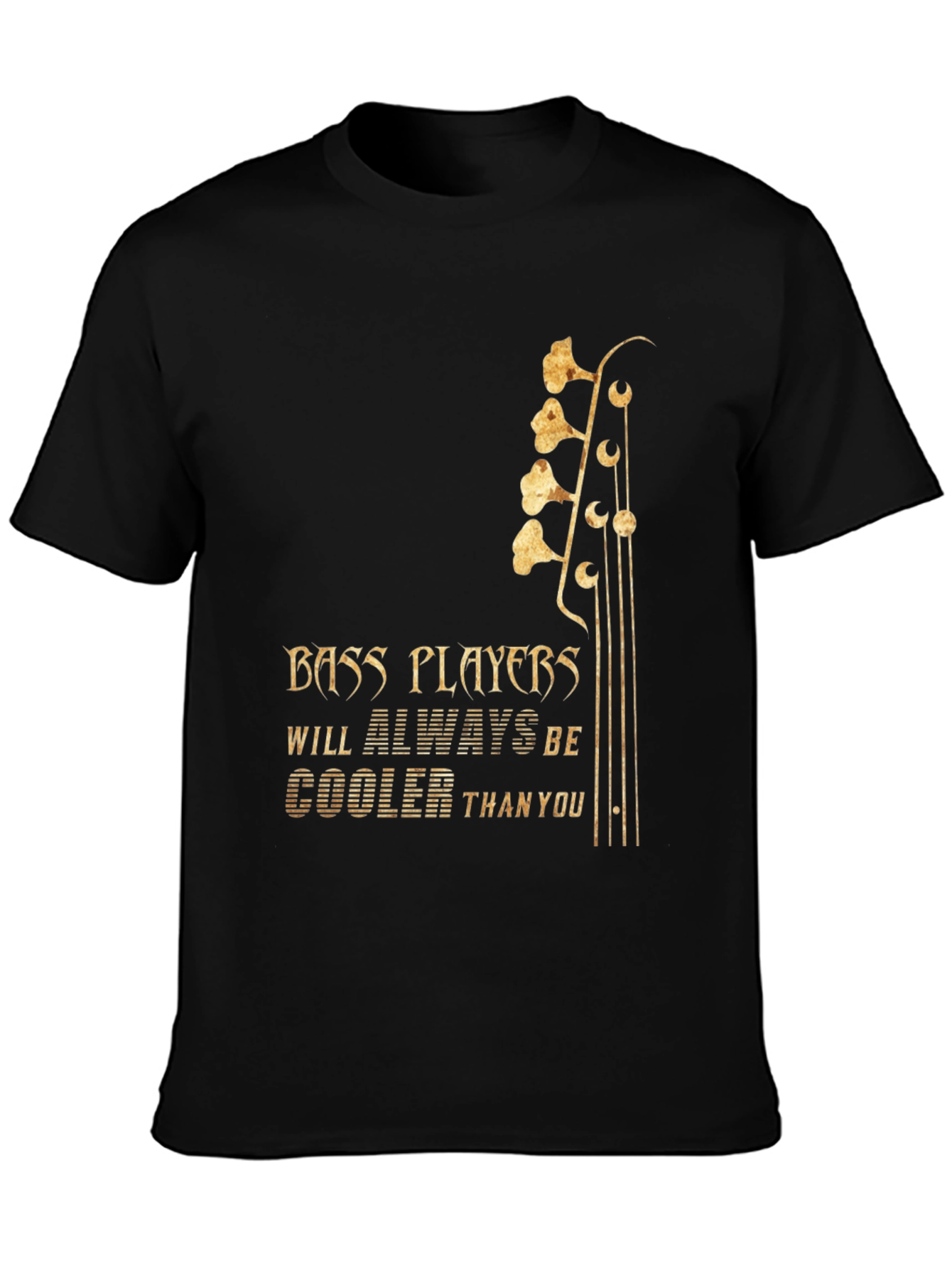 Bass Player Graphic Tee - Music Lover T-Shirt