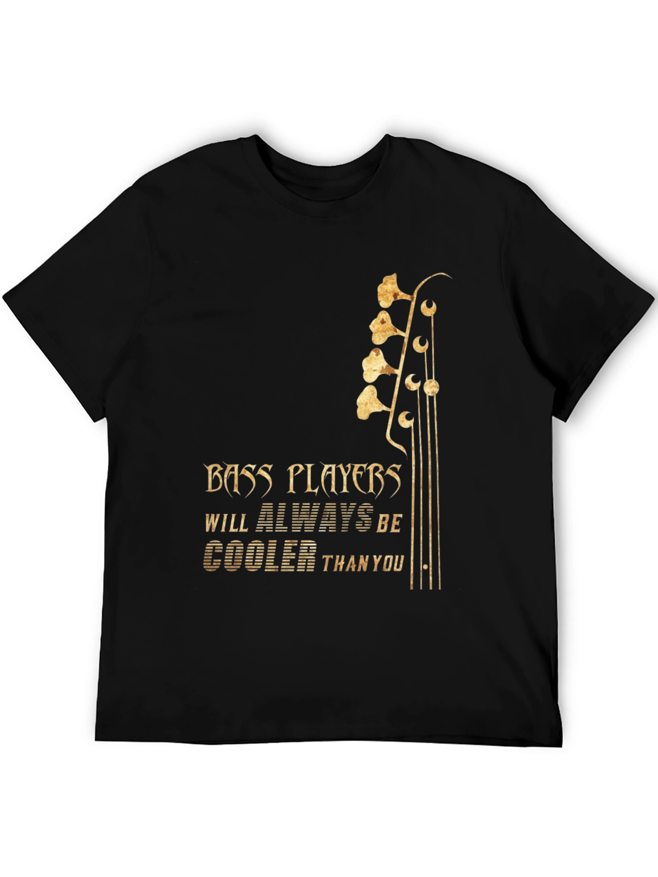 Bass Player Graphic Tee - Music Lover T-Shirt
