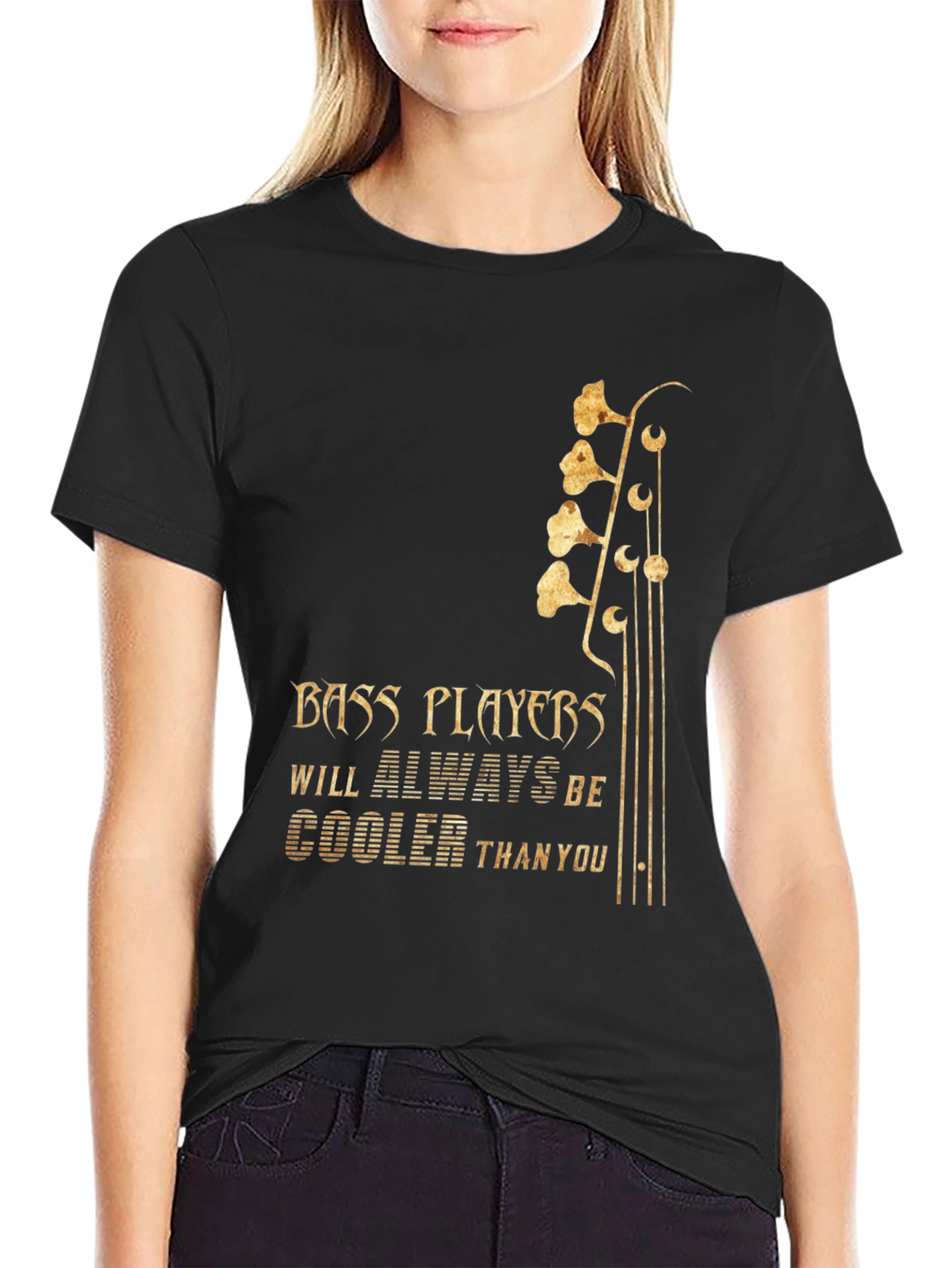 Bass Player Graphic Tee - Music Lover T-Shirt