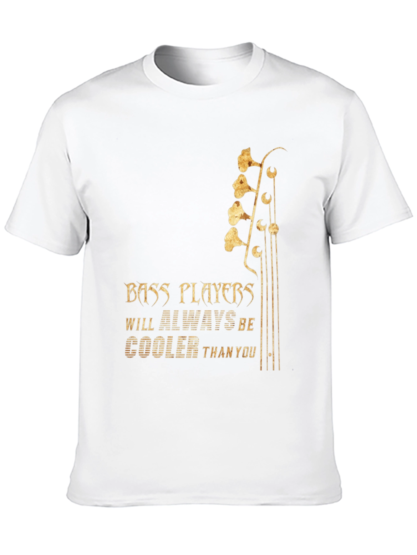 Bass Player Graphic Tee - Music Lover T-Shirt