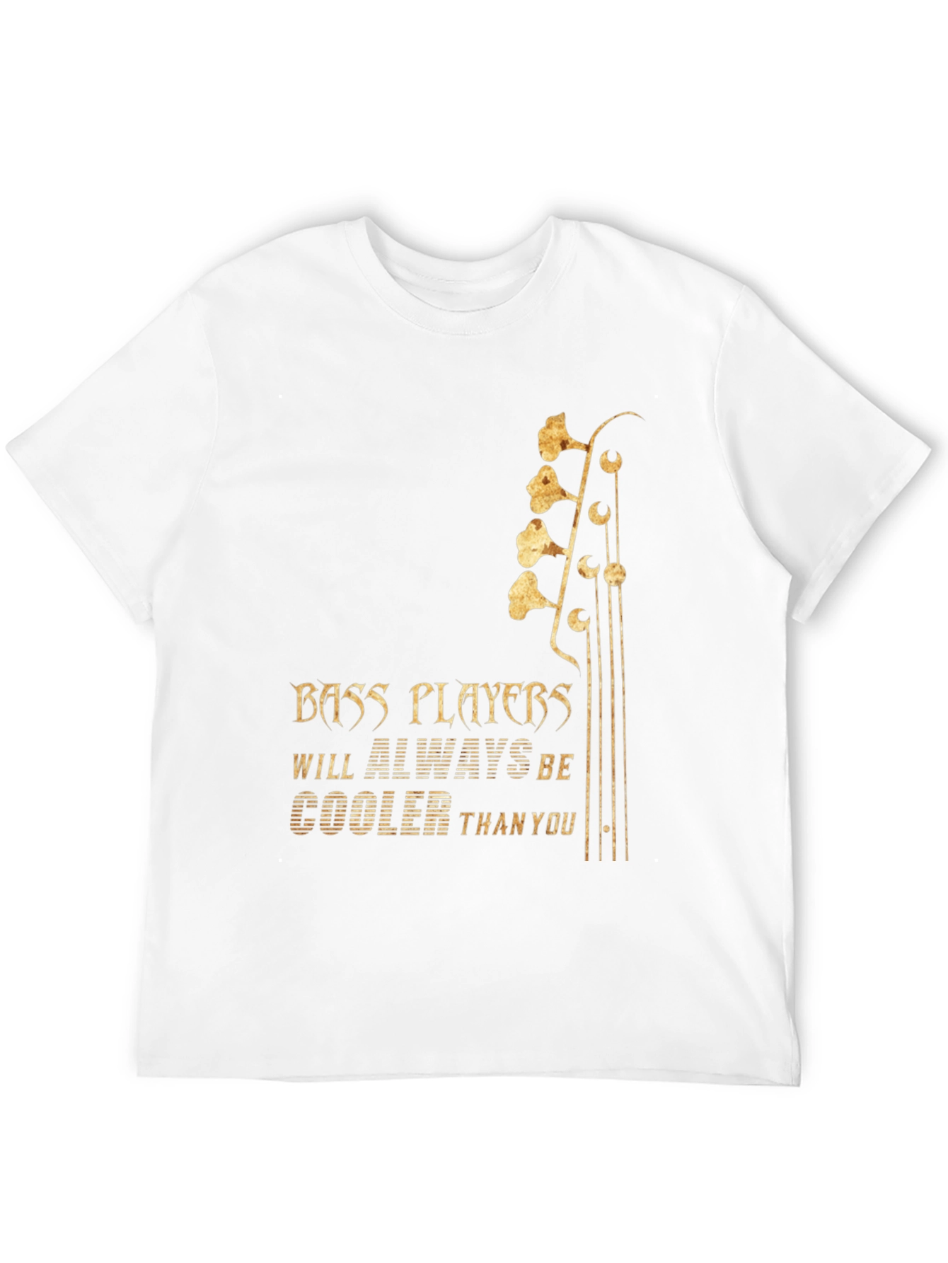 Bass Player Graphic Tee - Music Lover T-Shirt