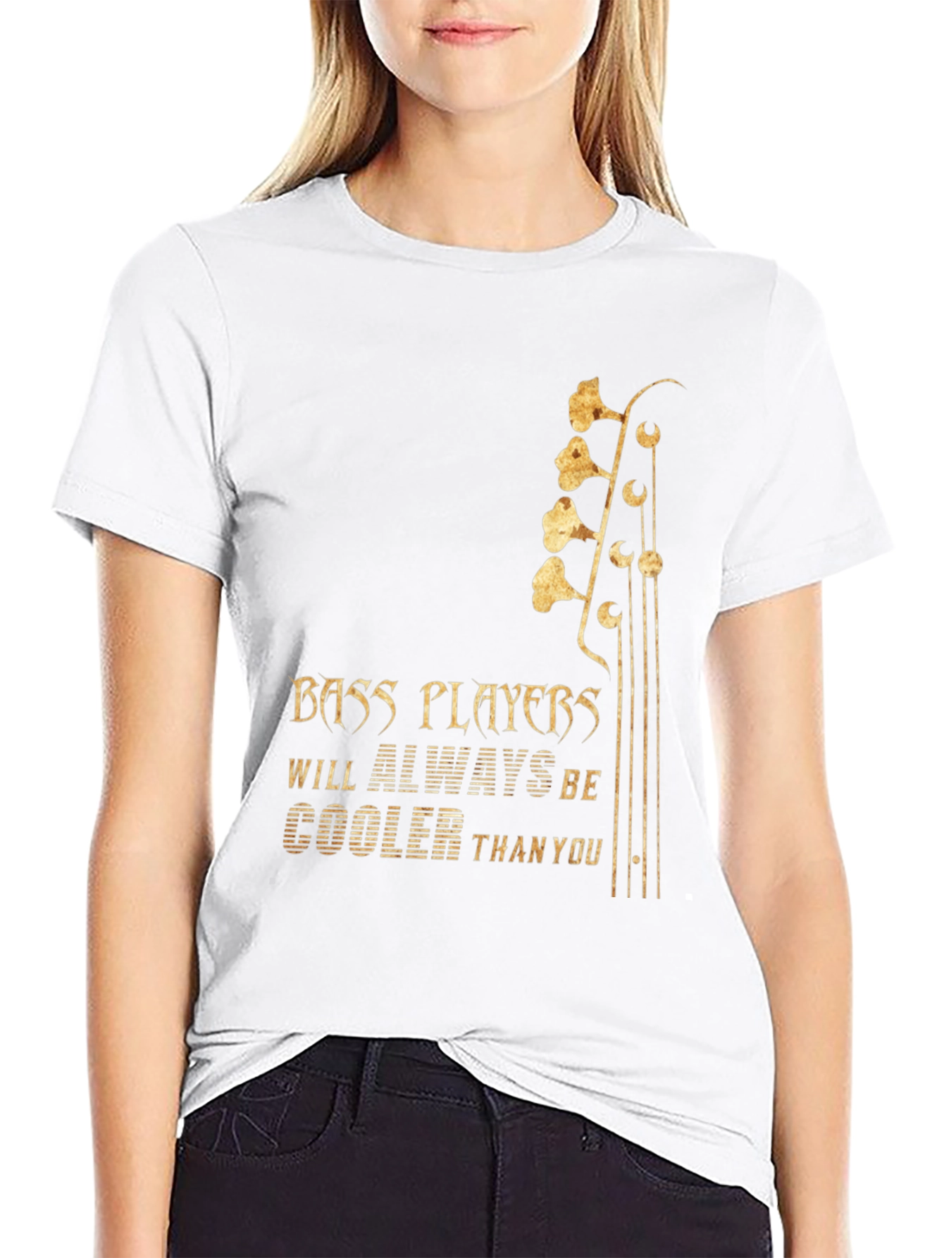 Bass Player Graphic Tee - Music Lover T-Shirt
