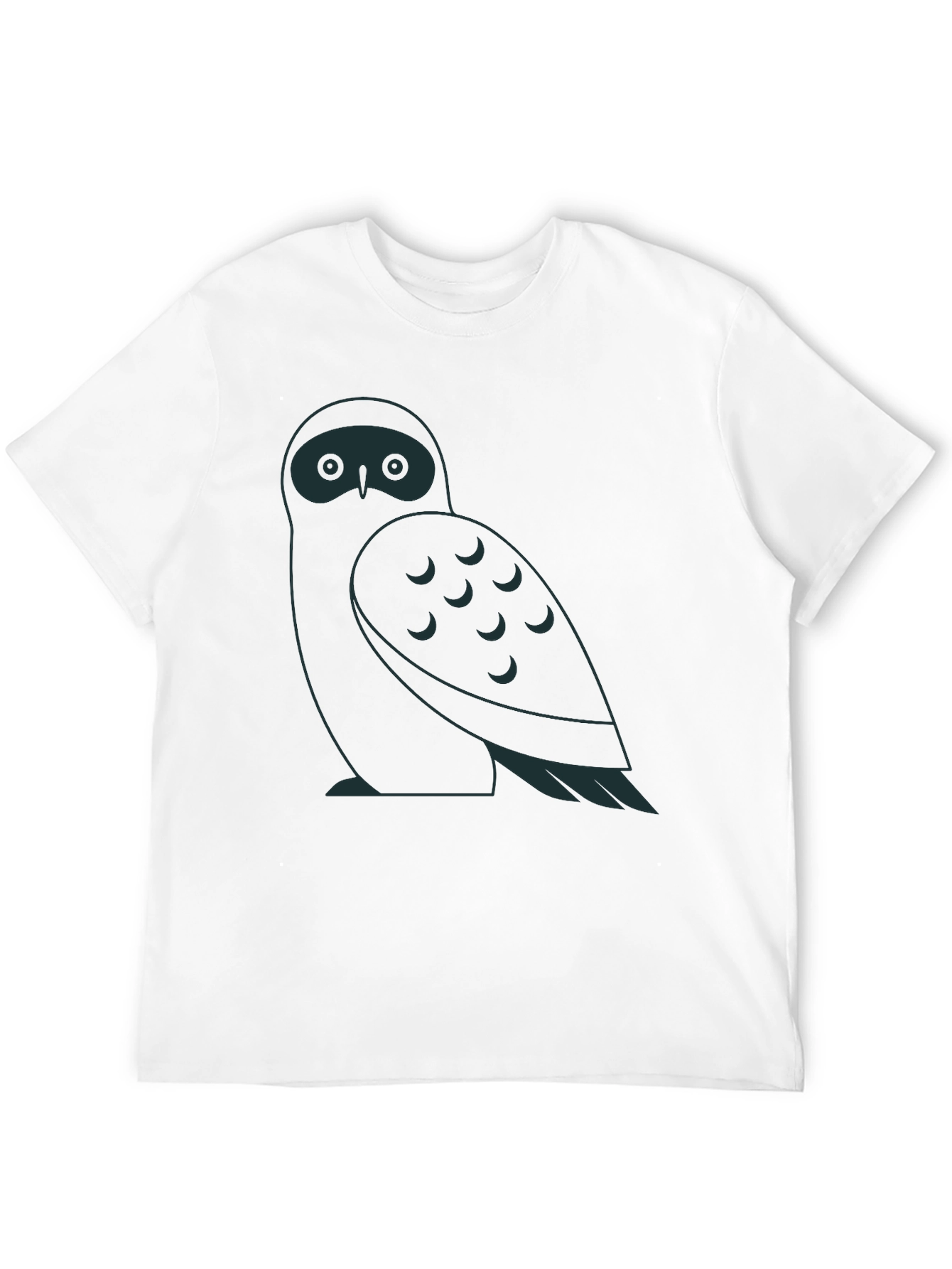 Owl Graphic Black T-Shirt