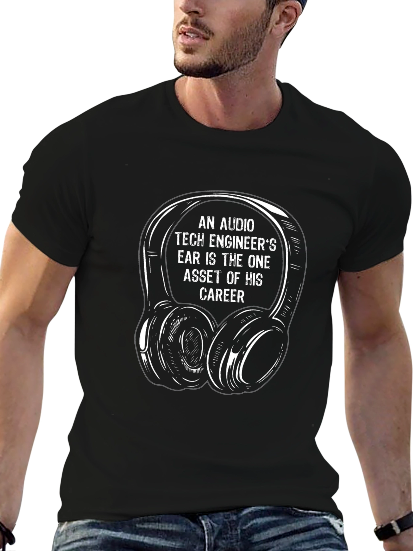 Audio Engineers Ear T-Shirt - Music Lover Gift