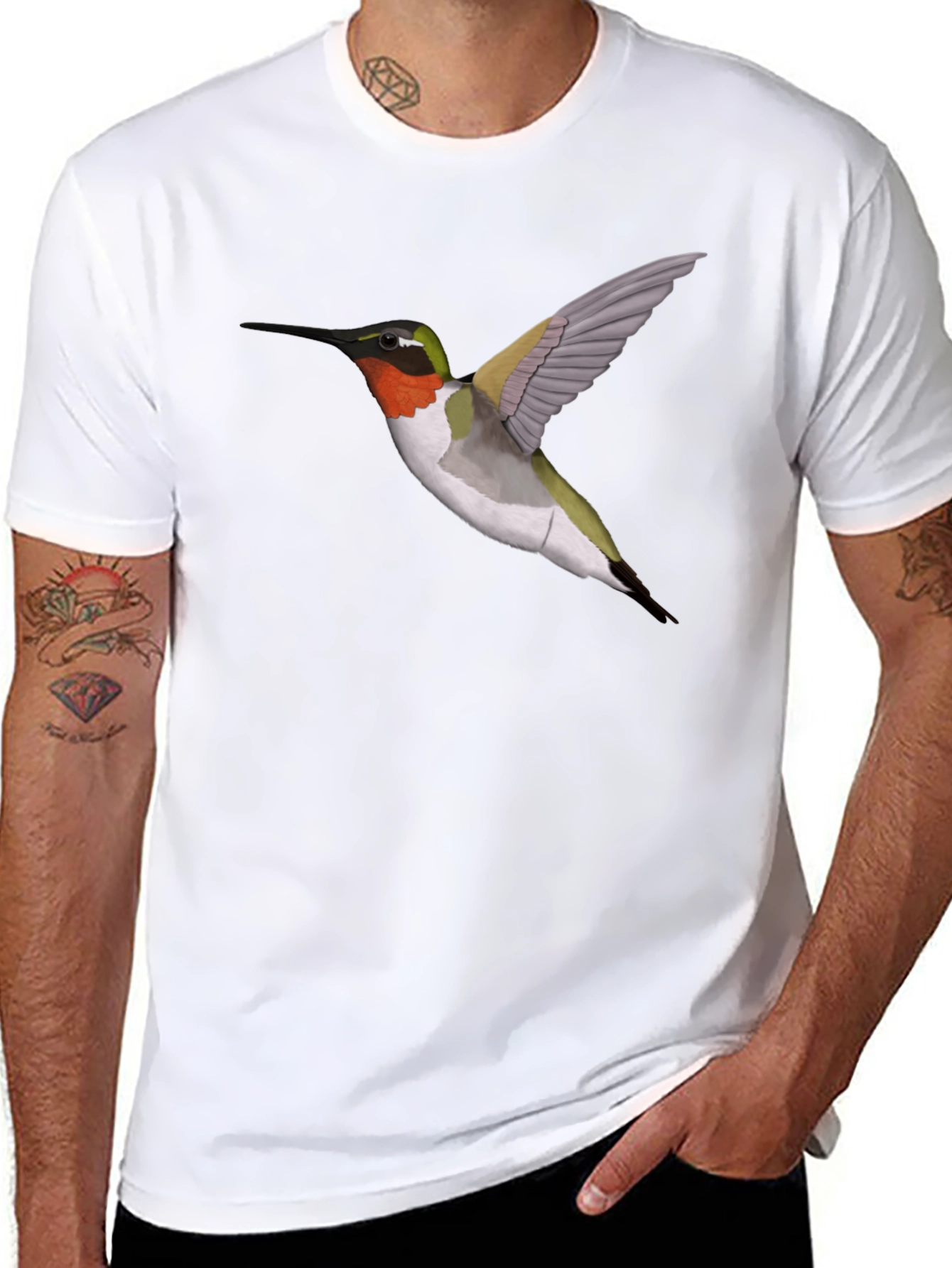 Hummingbird Graphic T-Shirt