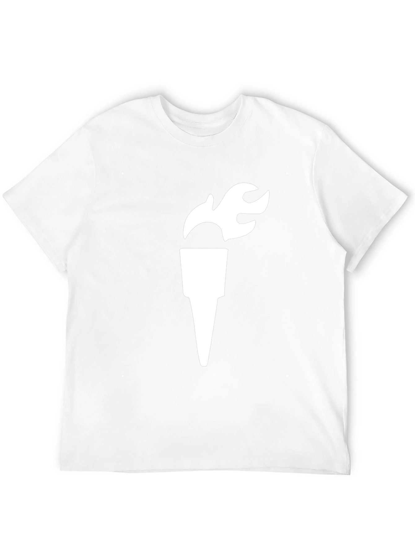 Torch Graphic Tee - Black Cotton T-Shirt
