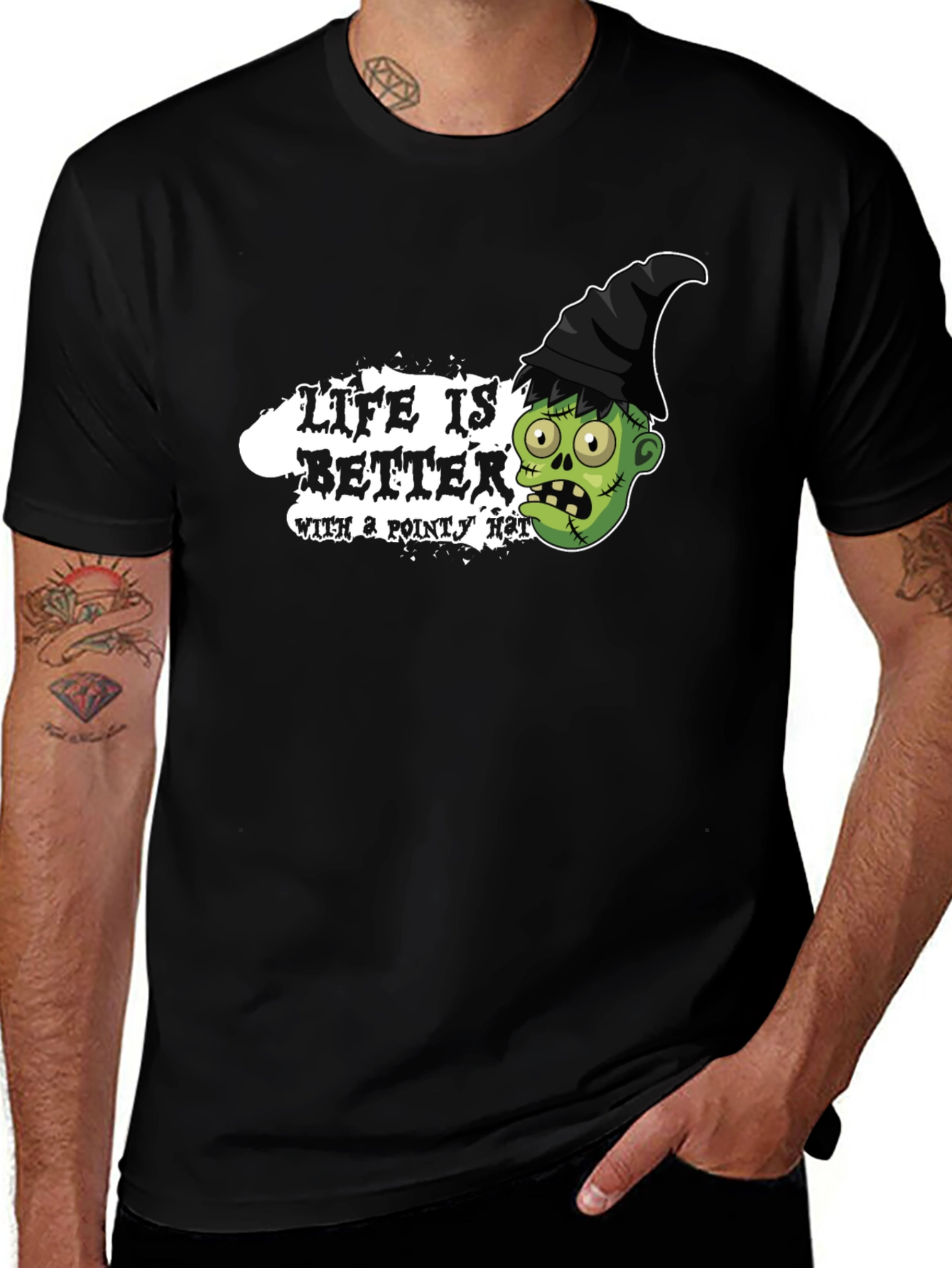 Life is Better with Pointy Hat T-Shirt