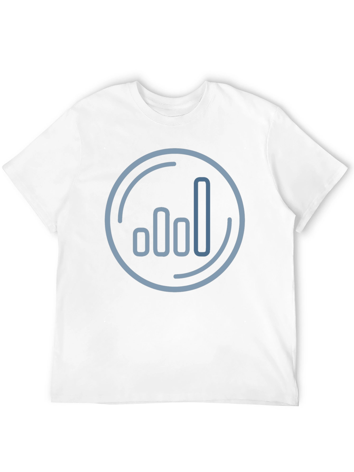 Modern Graph Design Black T-Shirt