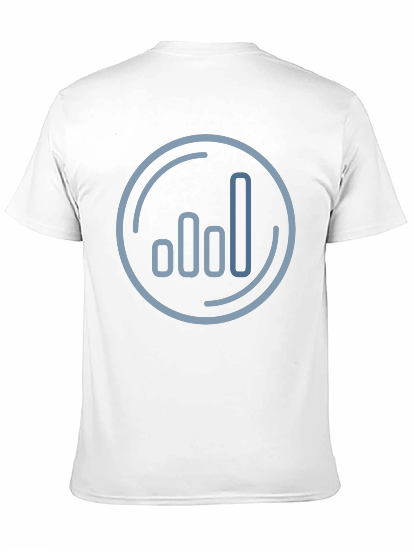 Modern Graph Design Black T-Shirt