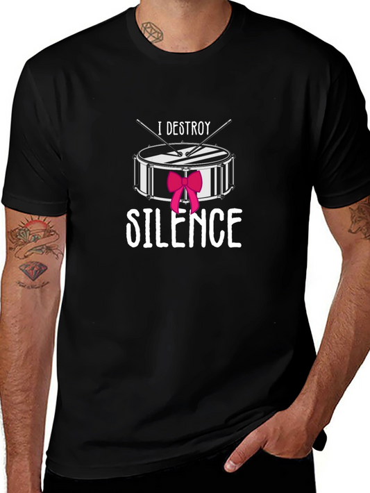I Destroy Silence Drummer Tee
