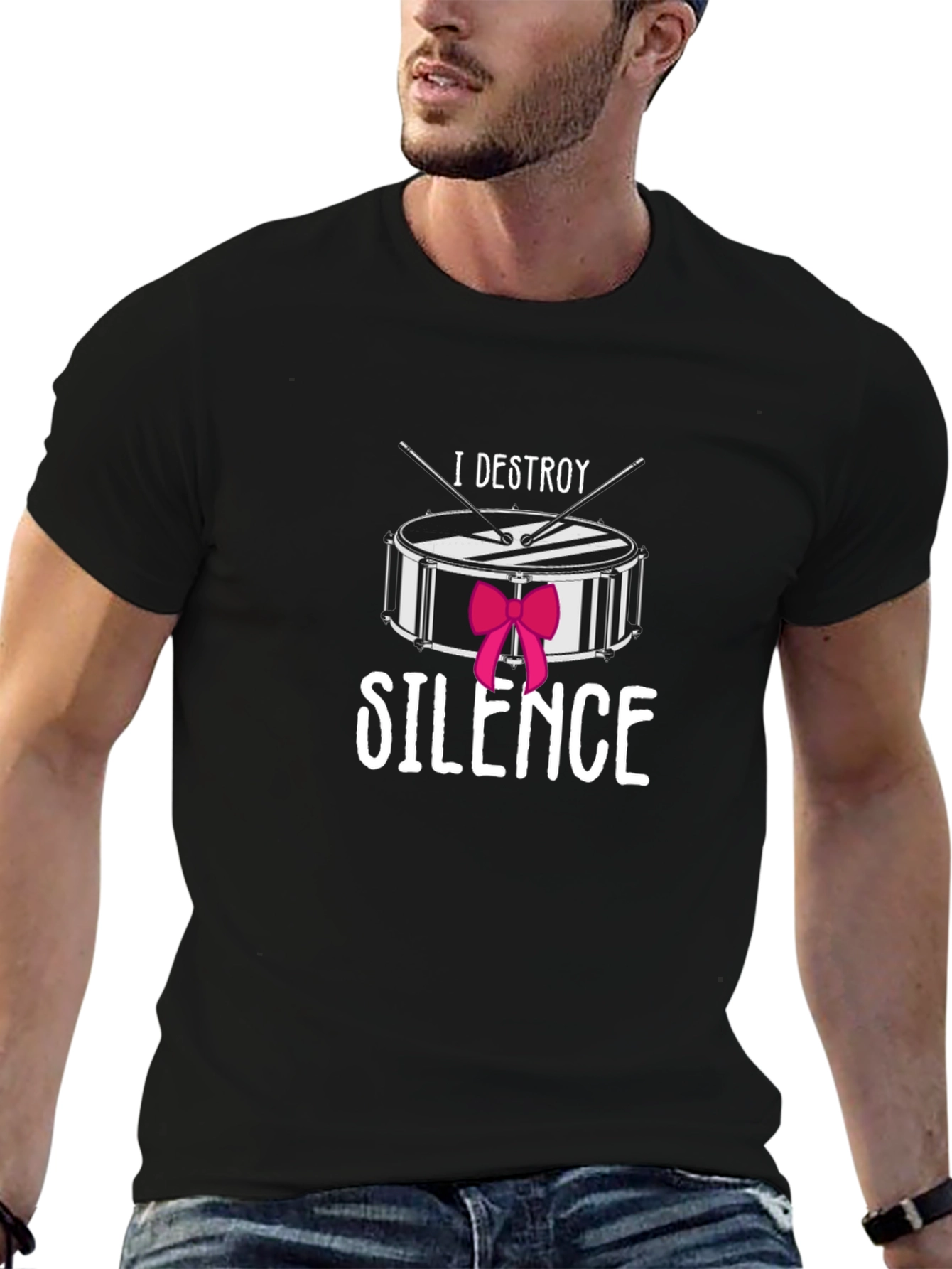 I Destroy Silence Drummer Tee