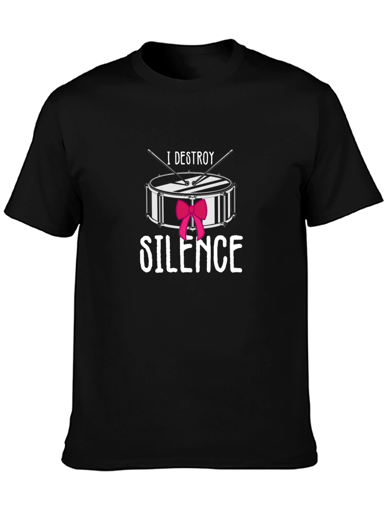 I Destroy Silence Drummer Tee