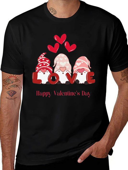 Valentines Day Gnomes LOVE T-Shirt