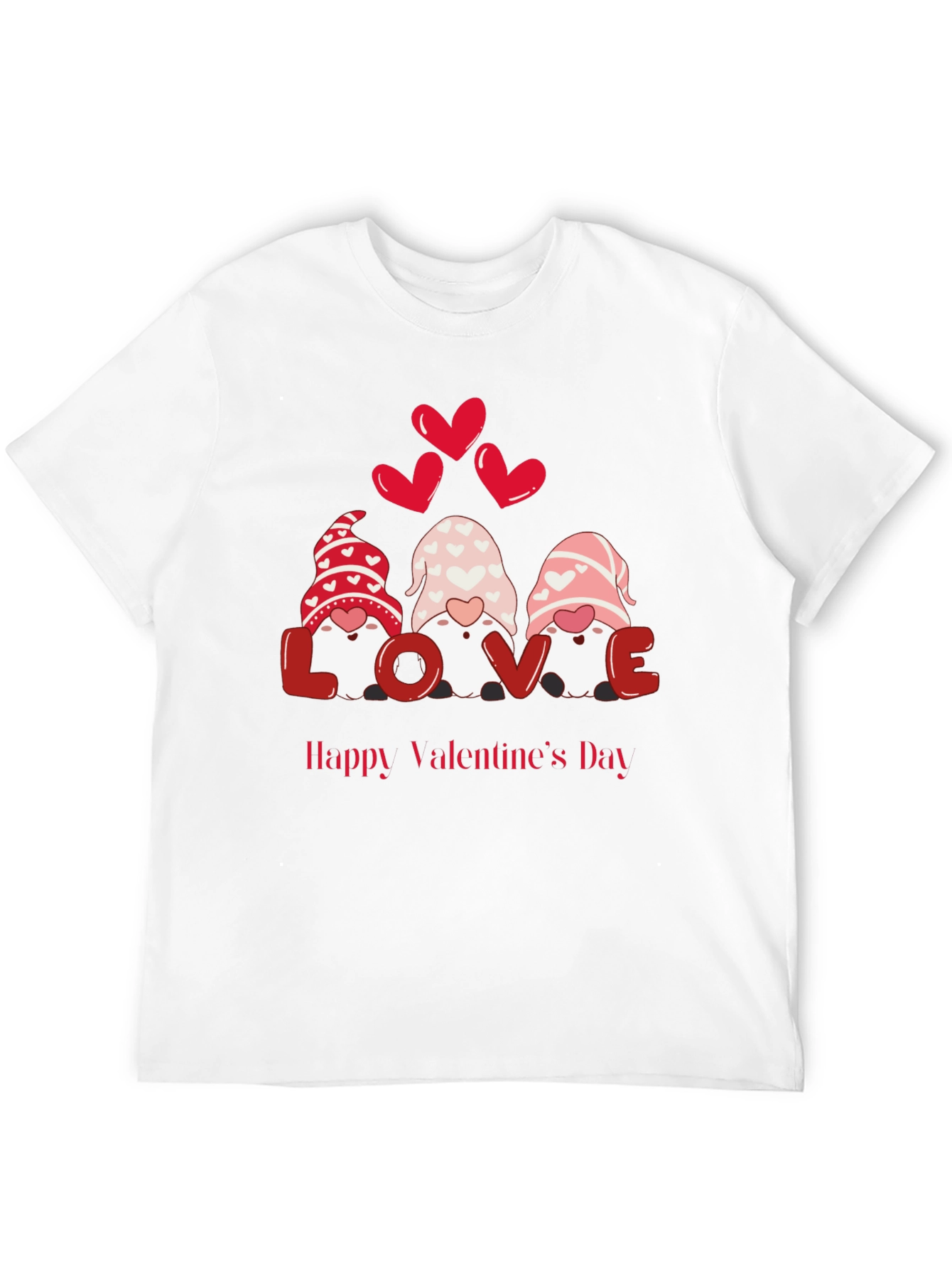 Valentines Day Gnomes LOVE T-Shirt