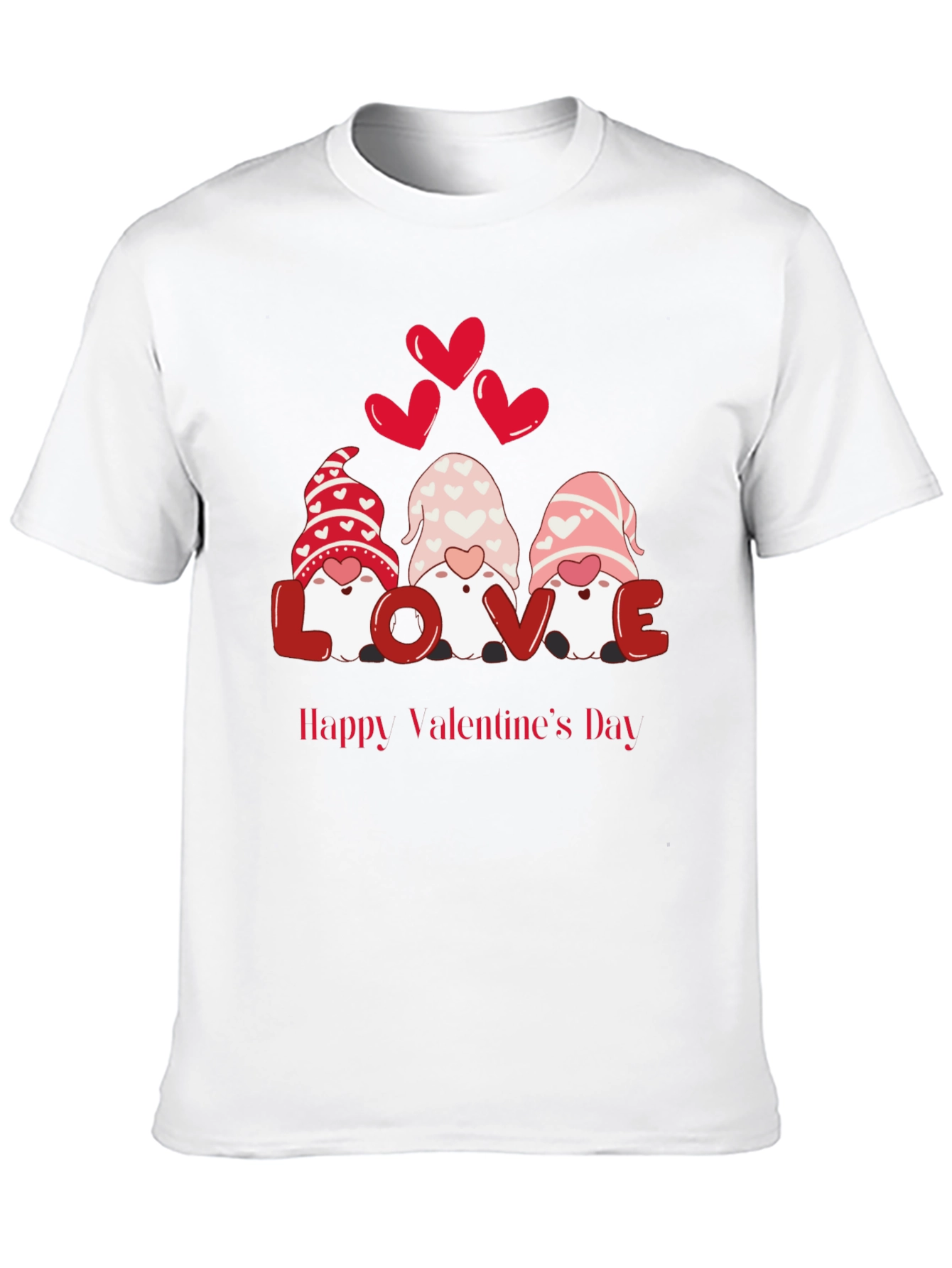 Valentines Day Gnomes LOVE T-Shirt