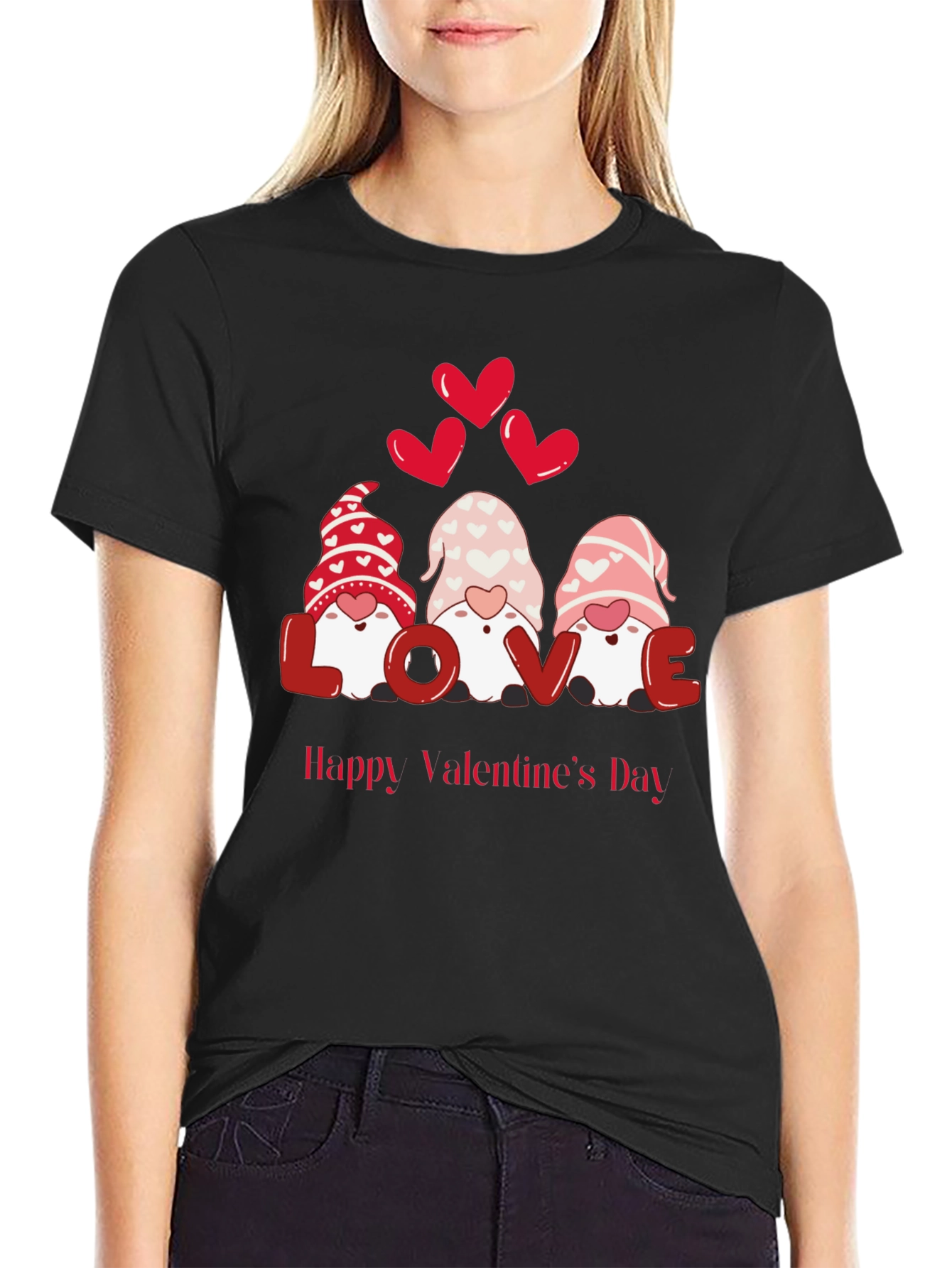 Valentines Day Gnomes LOVE T-Shirt