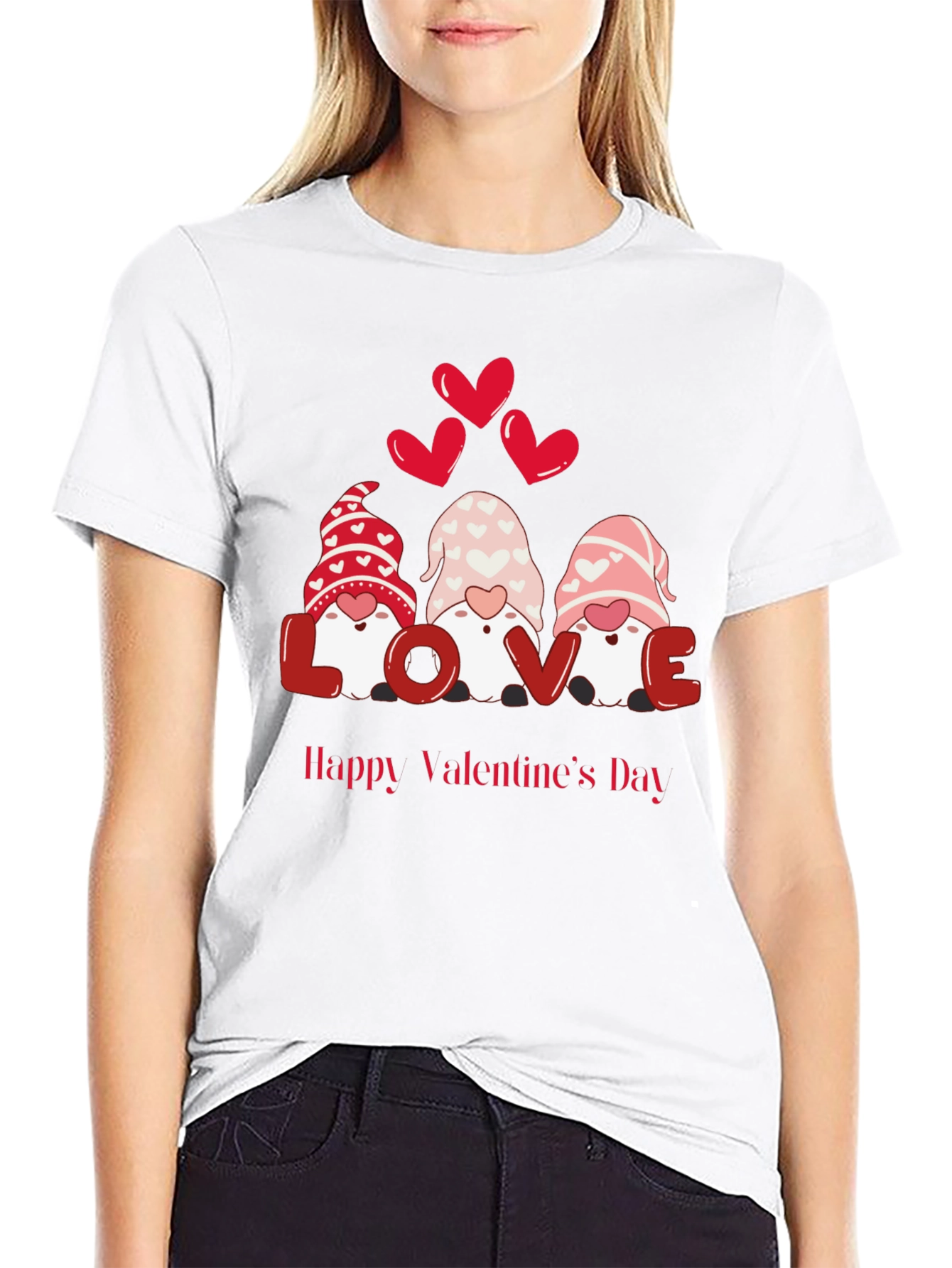 Valentines Day Gnomes LOVE T-Shirt