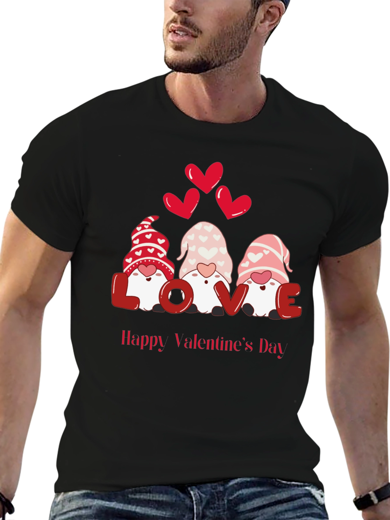 Valentines Day Gnomes LOVE T-Shirt