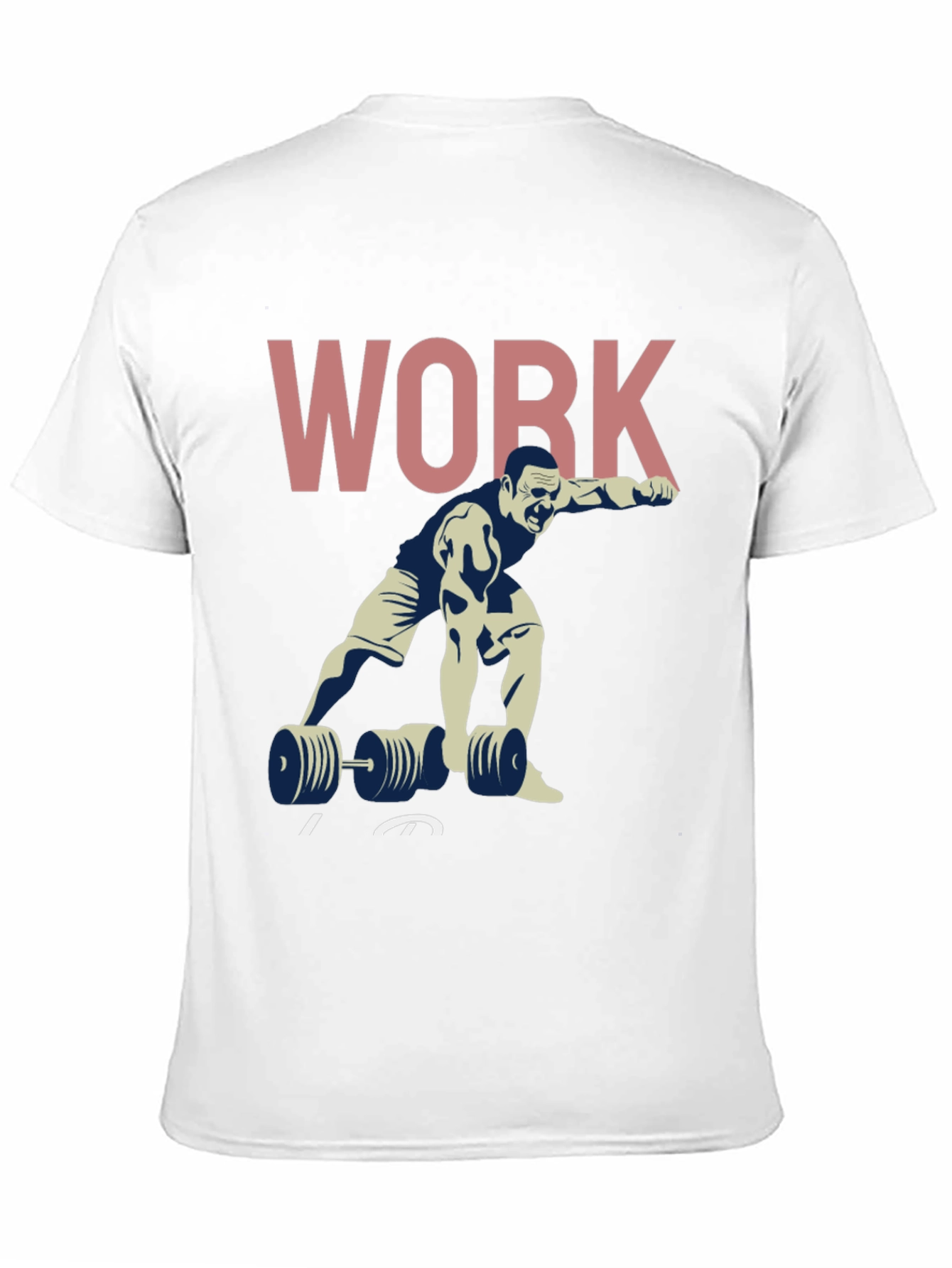 Workout Graphic T-Shirt - Black Cotton Gym Tee