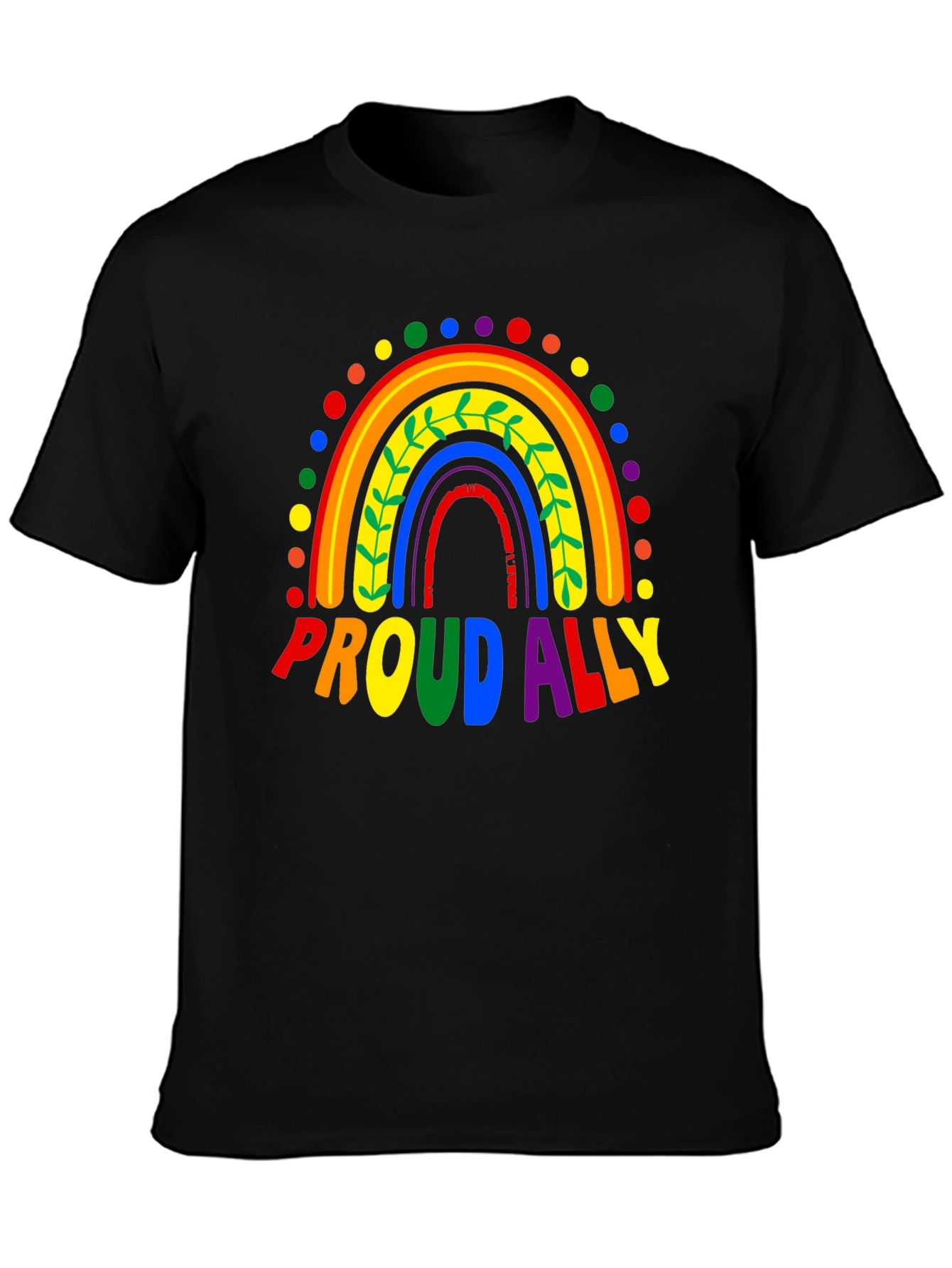 Proud Ally Rainbow LGBTQ+ Pride T-Shirt